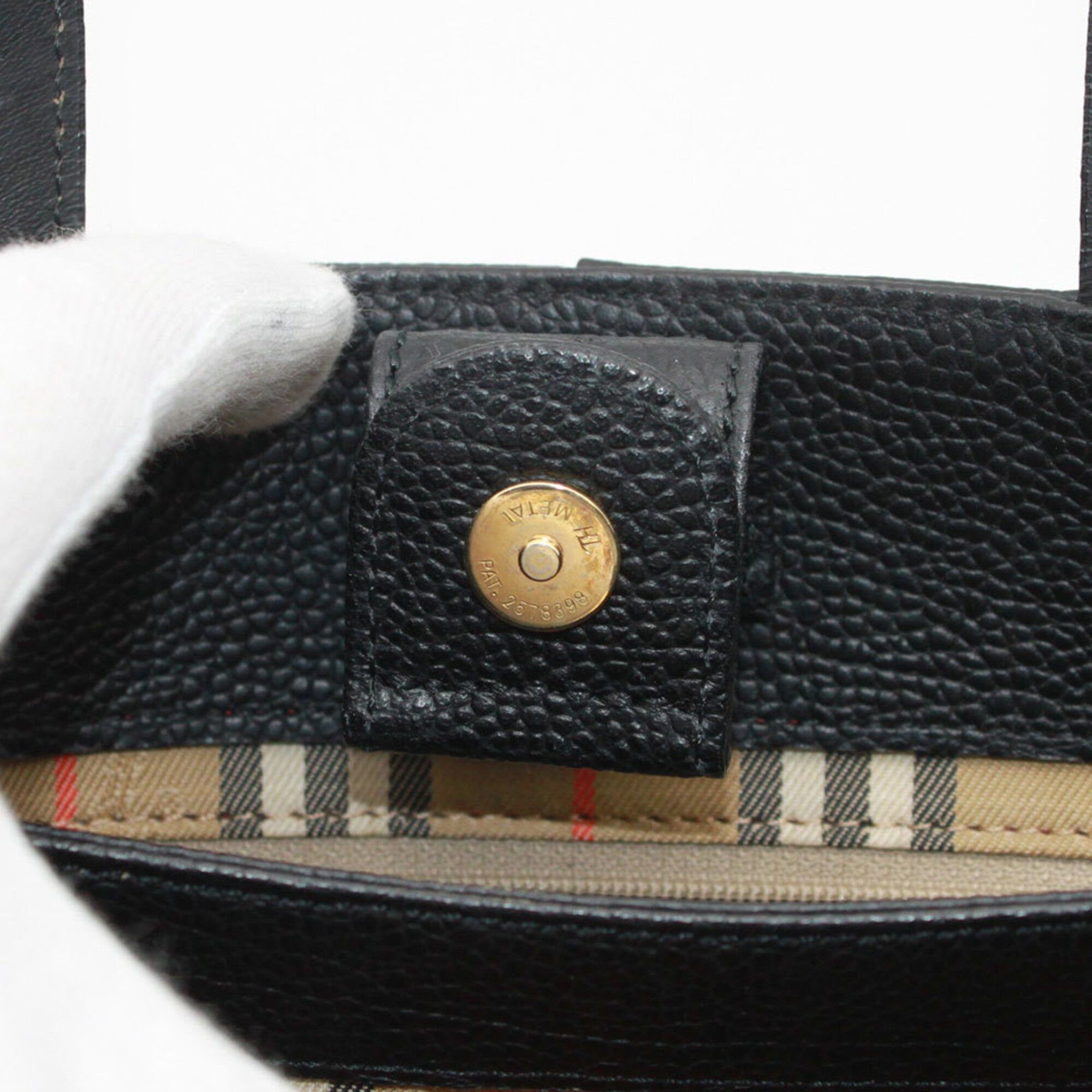 Leather Handbag (Pre-Owned) - Burberry - Modalova