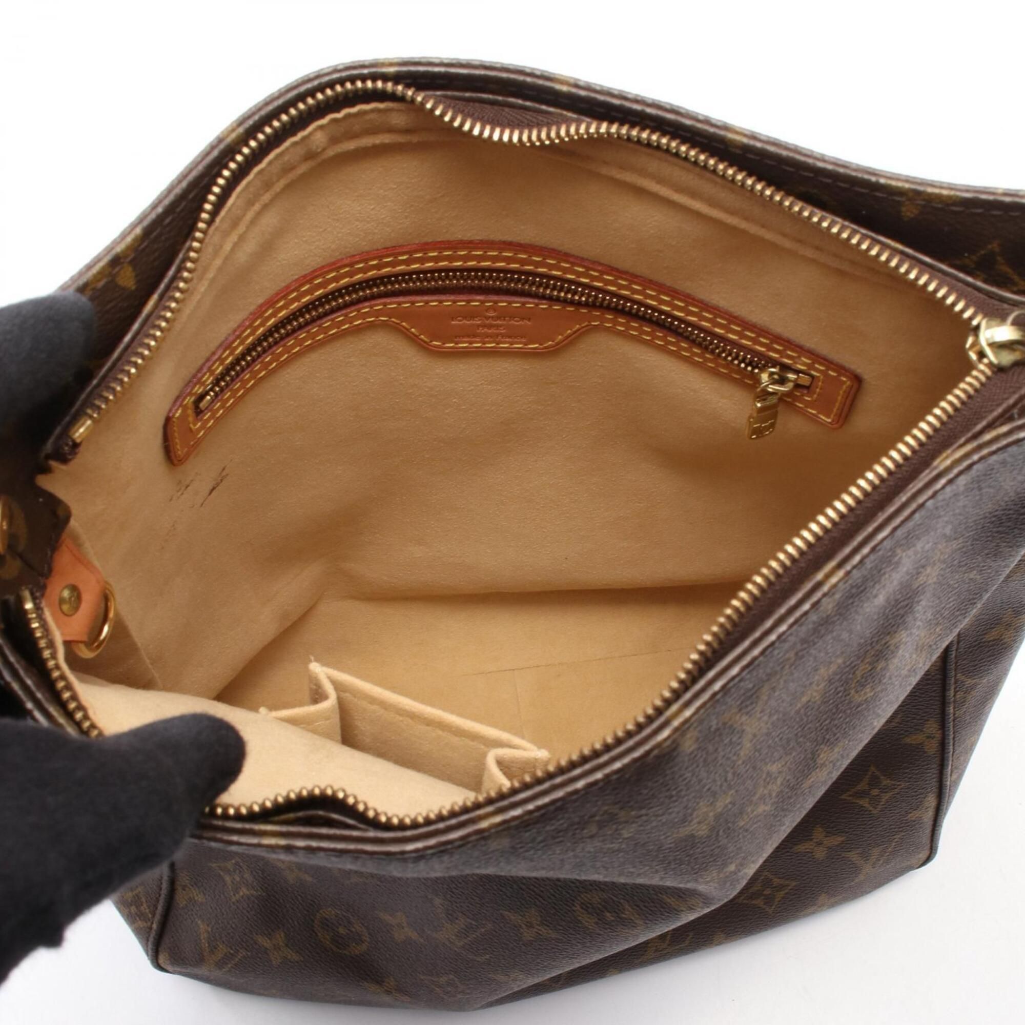 Coated Canvas Leather Handbag Shoulder Bag (Pre-Owned) - Louis Vuitton - Modalova
