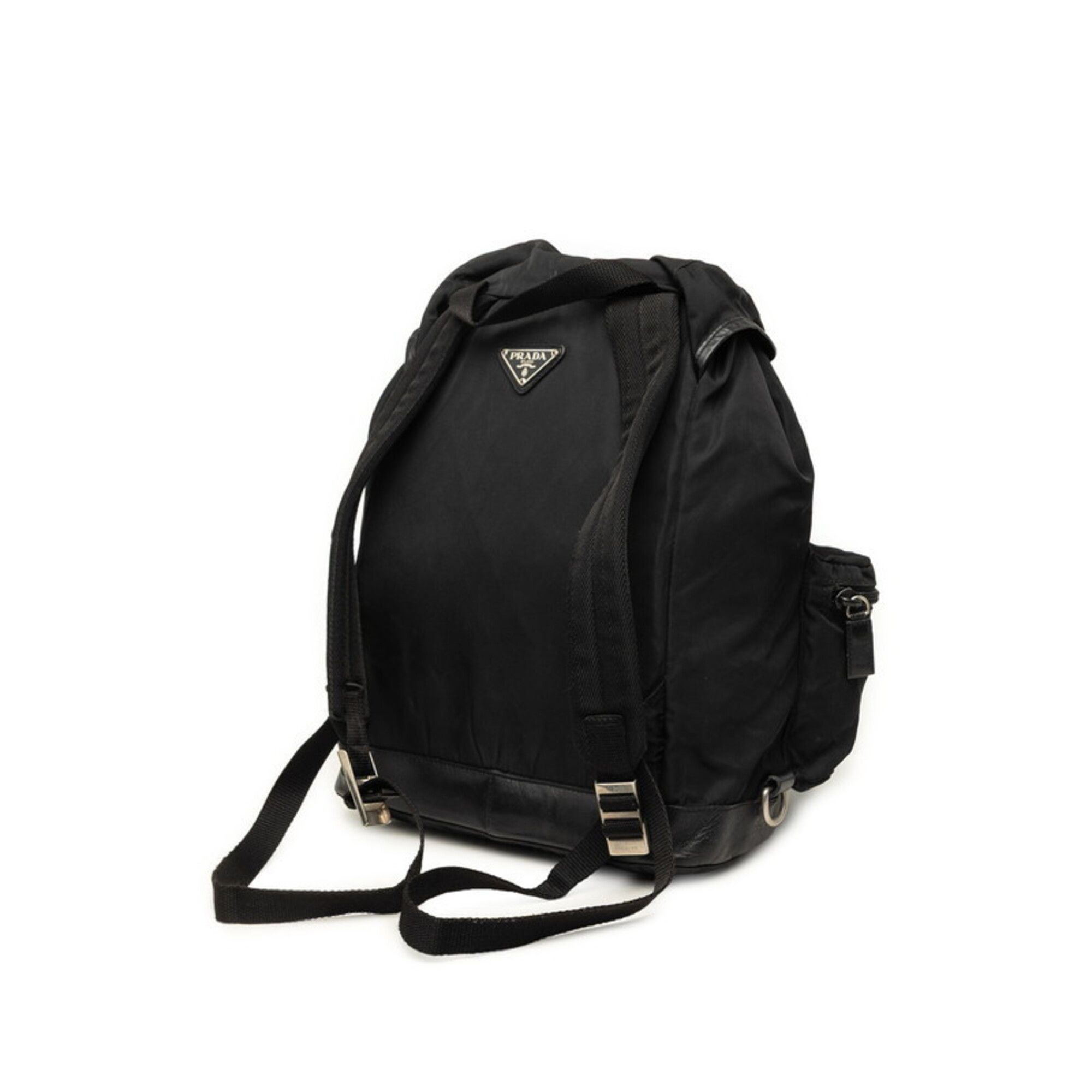 Nylon Leather Backpack (Pre-Owned) - Prada - Modalova