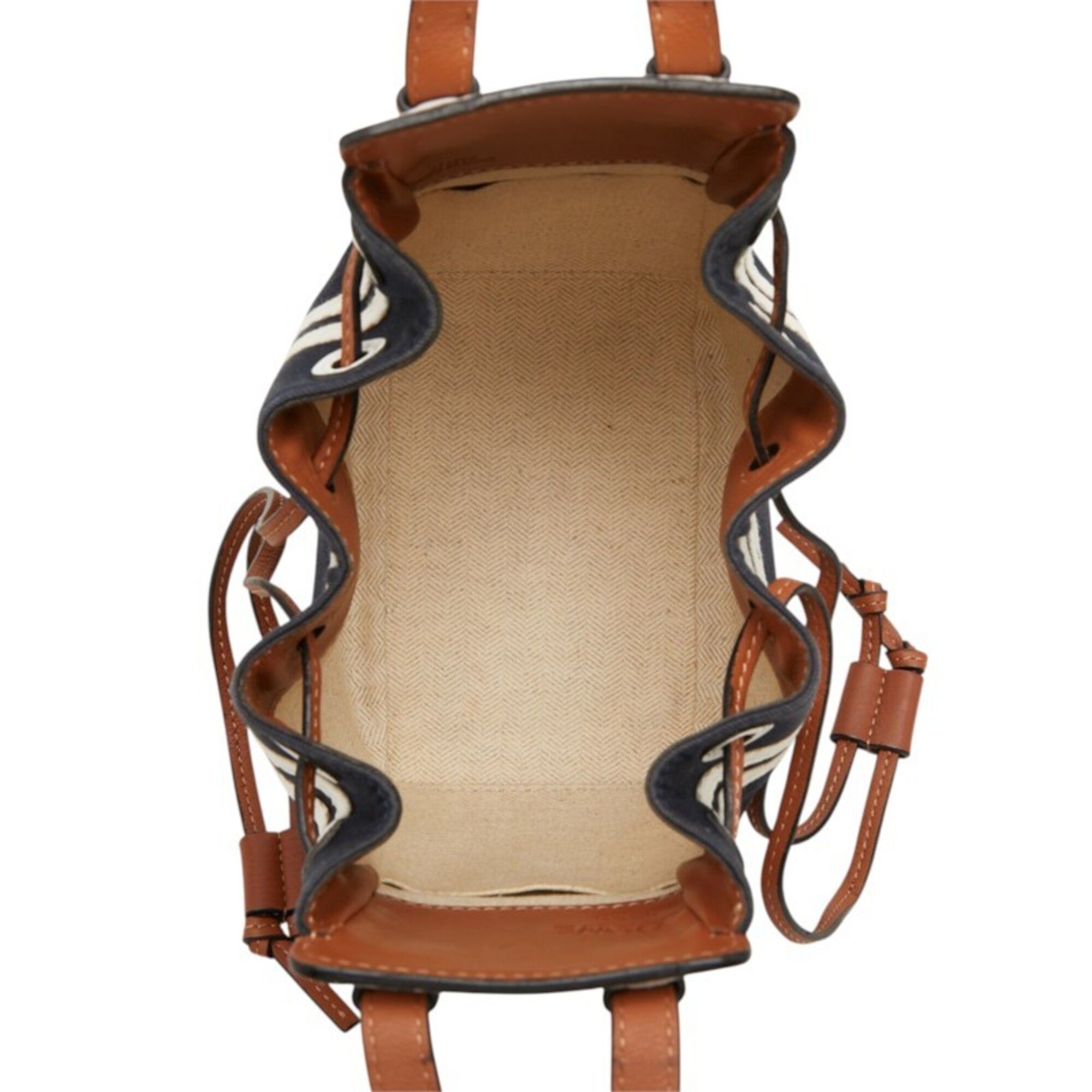 Hammock Canvas Leather Handbag Shoulder Bag (Pre-Owned) - Loewe - Modalova
