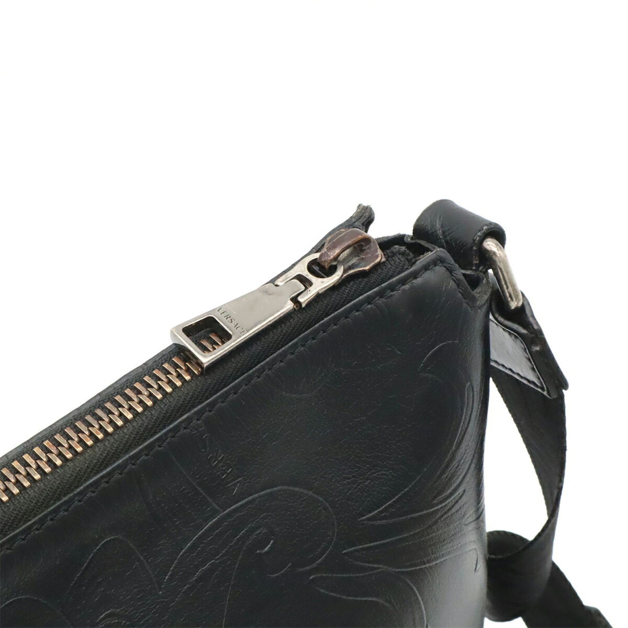 Leather Shoulder Bag (Pre-Owned) - Versace - Modalova