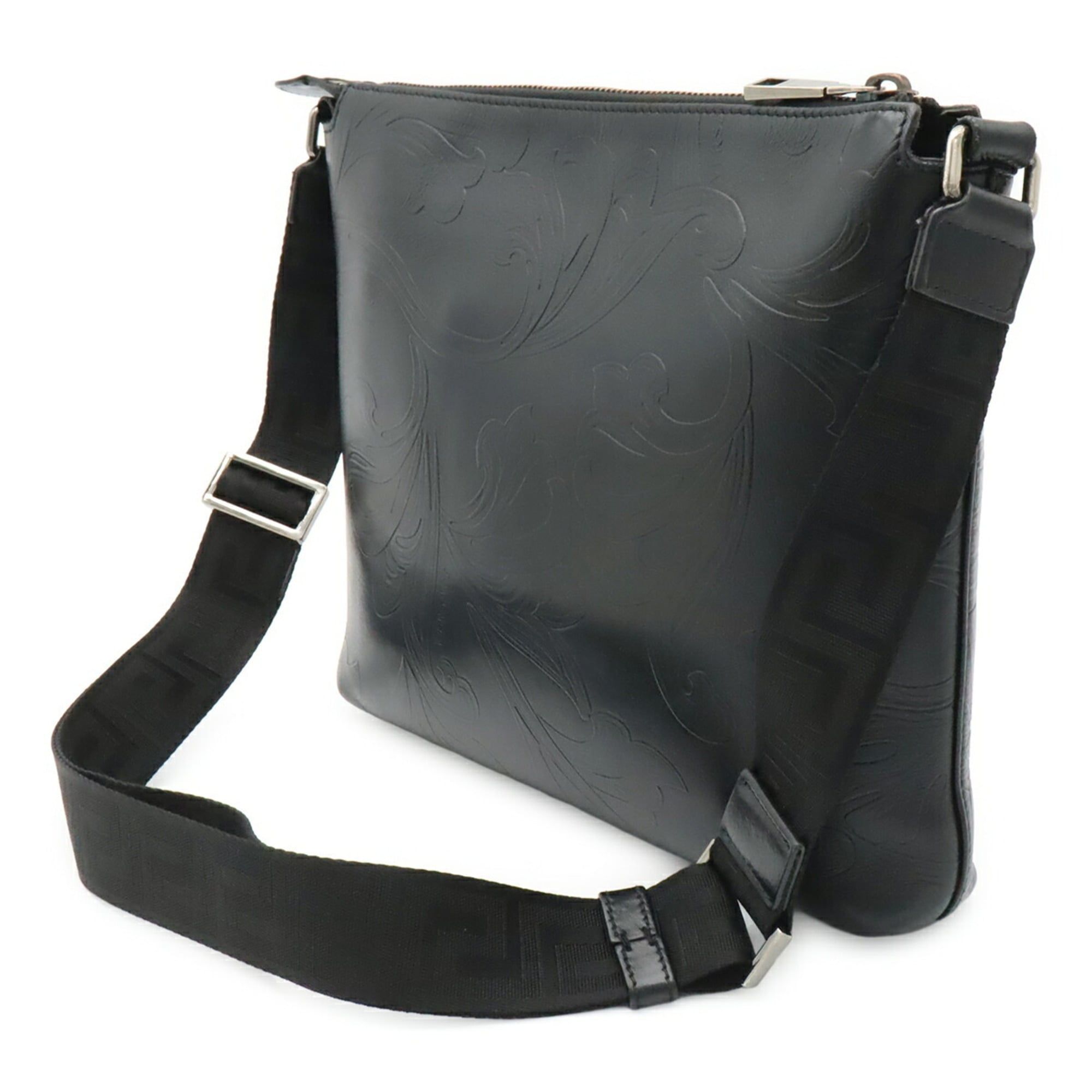 Leather Shoulder Bag (Pre-Owned) - Versace - Modalova