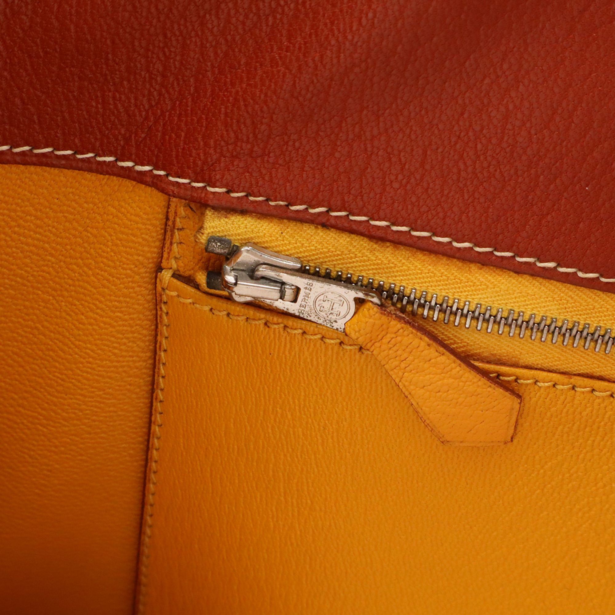 Chevre Leather Handbag (Pre-Owned) - Hermes - Modalova