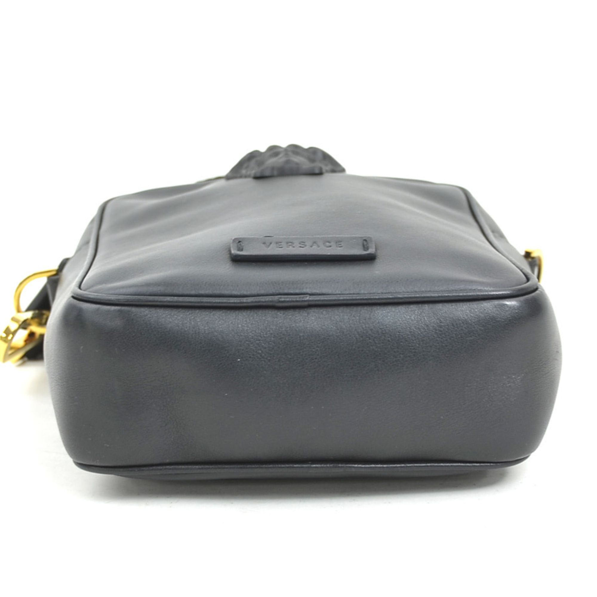 Leather Shoulder Bag (Pre-Owned) - Versace - Modalova