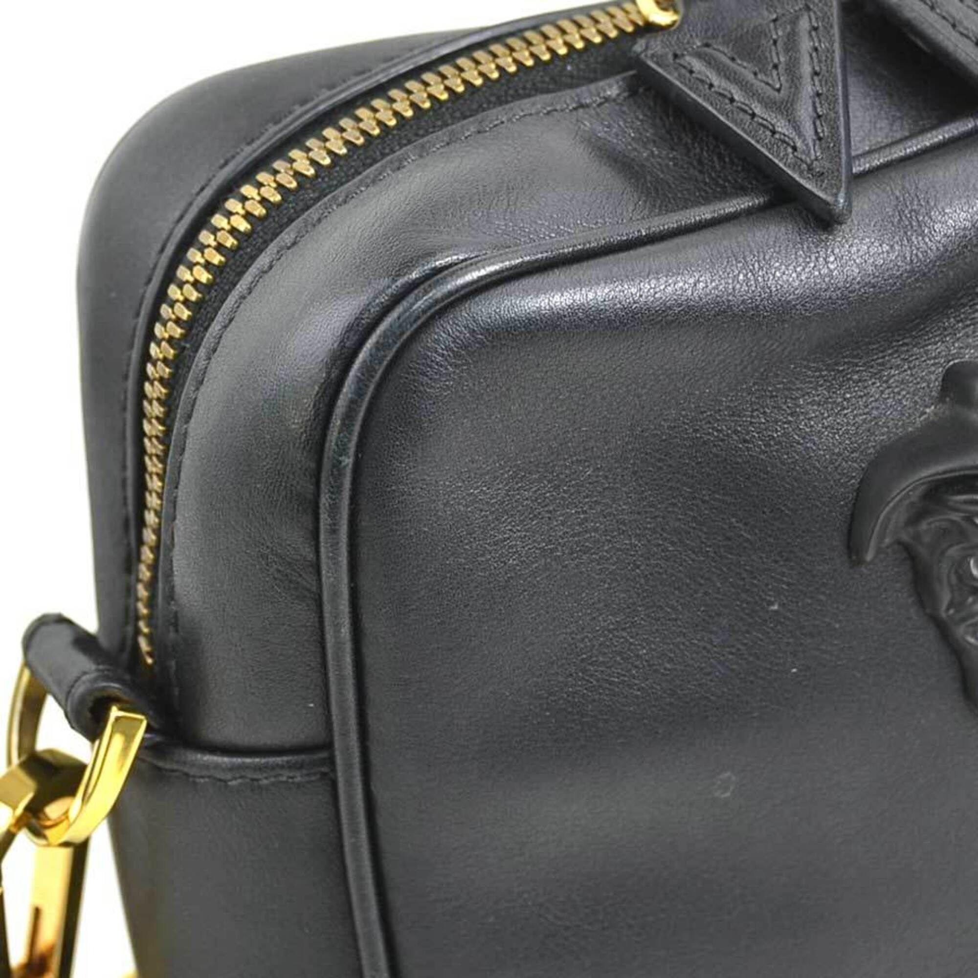 Leather Shoulder Bag (Pre-Owned) - Versace - Modalova