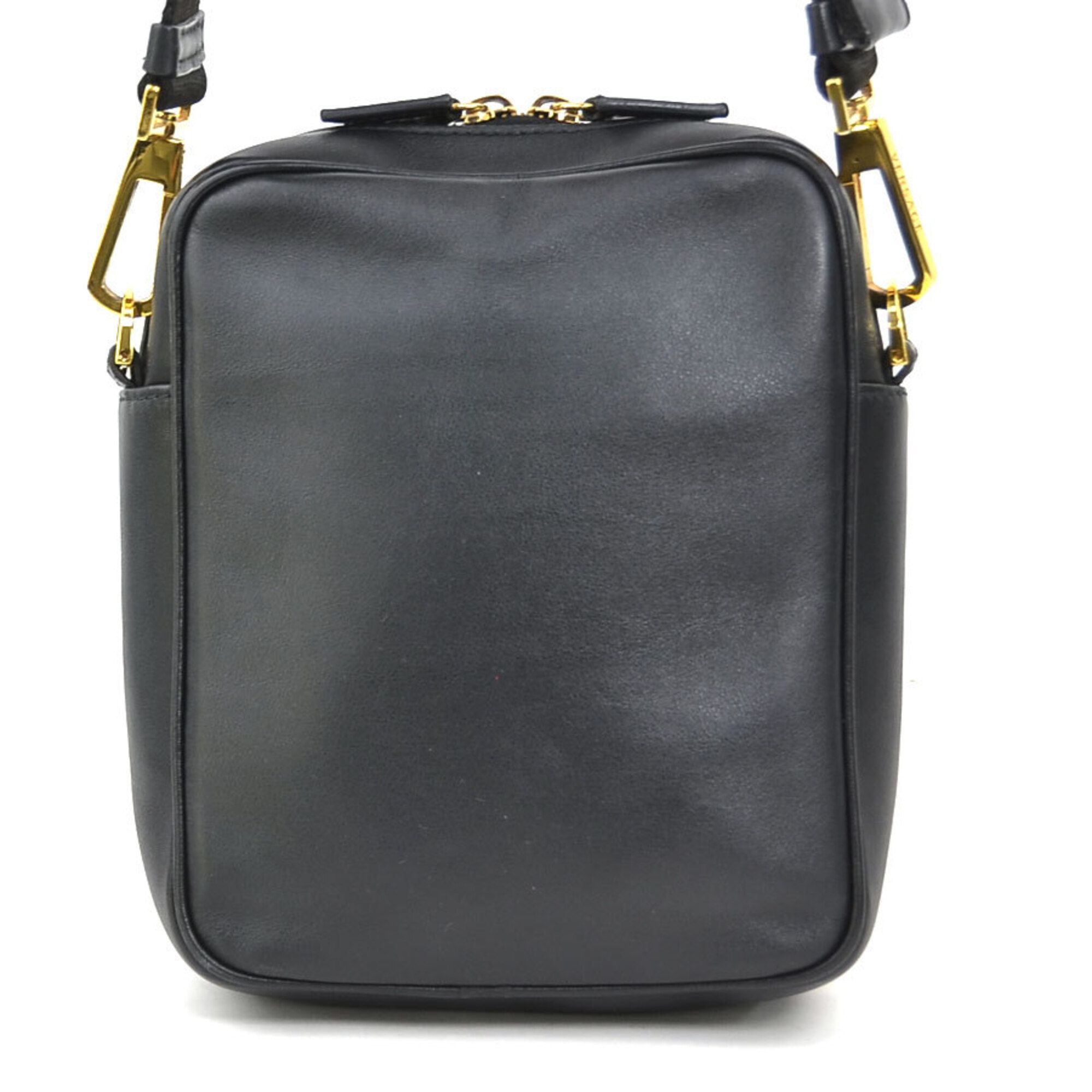 Leather Shoulder Bag (Pre-Owned) - Versace - Modalova