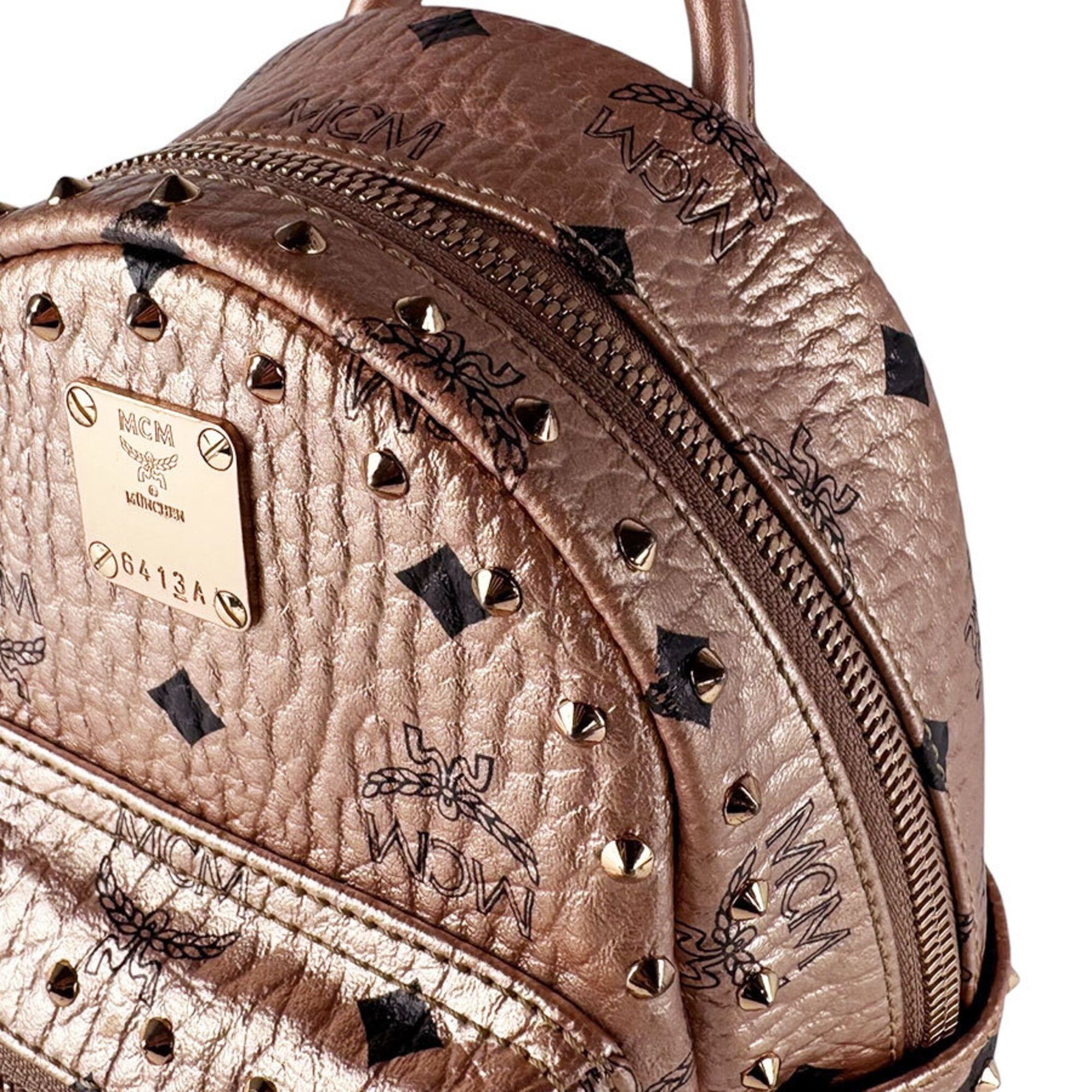 Leather Backpack (Pre-Owned) - MCM - Modalova