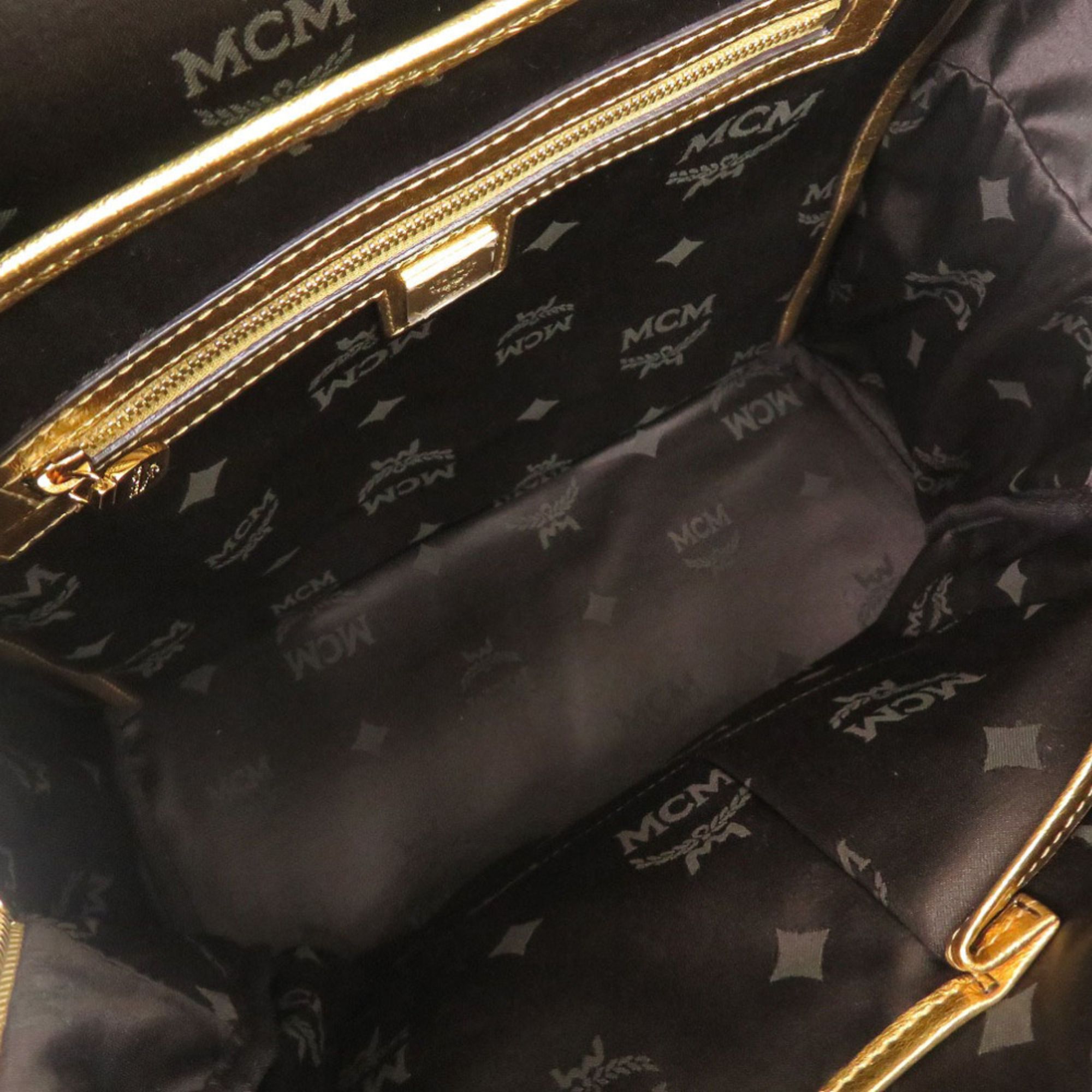 Leather Backpack (Pre-Owned) - MCM - Modalova