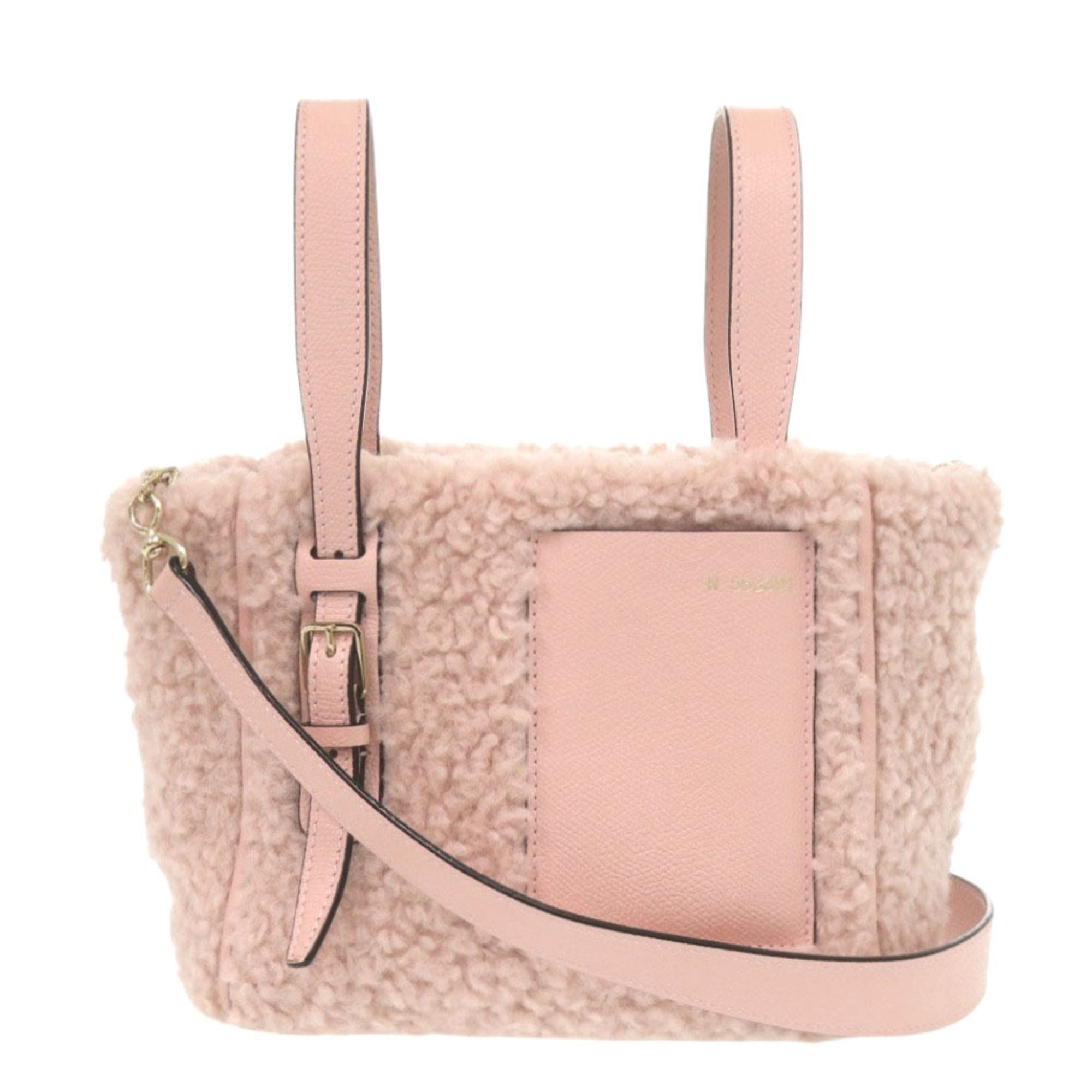 Leather Wool Handbag (Pre-Owned) - Valextra - Modalova