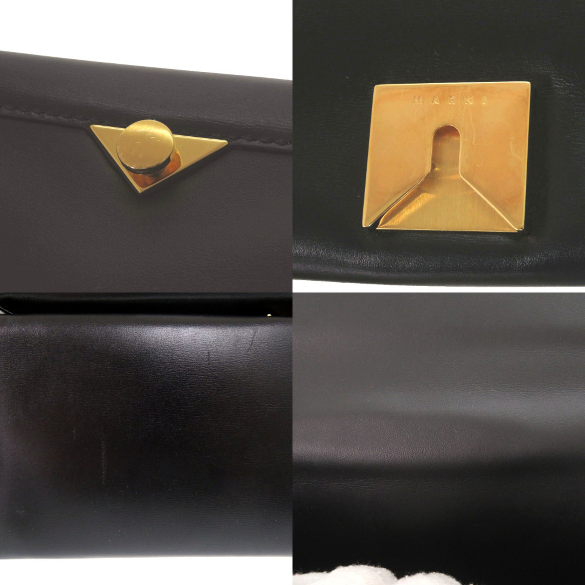 Leather Handbag Shoulder Bag (Pre-Owned) - Marni - Modalova