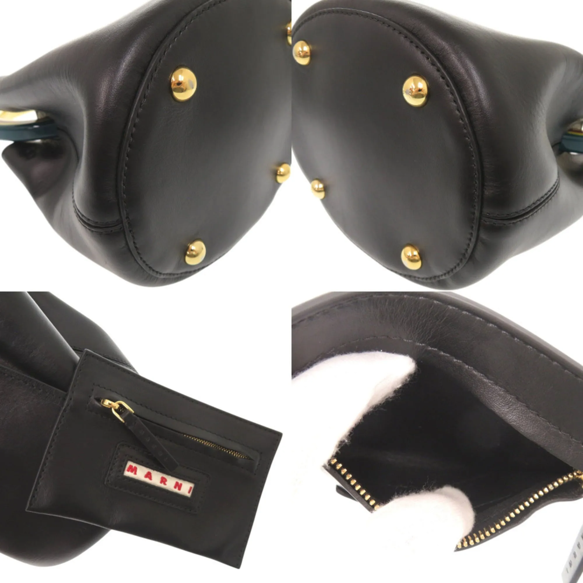 Leather Handbag Shoulder Bag (Pre-Owned) - Marni - Modalova
