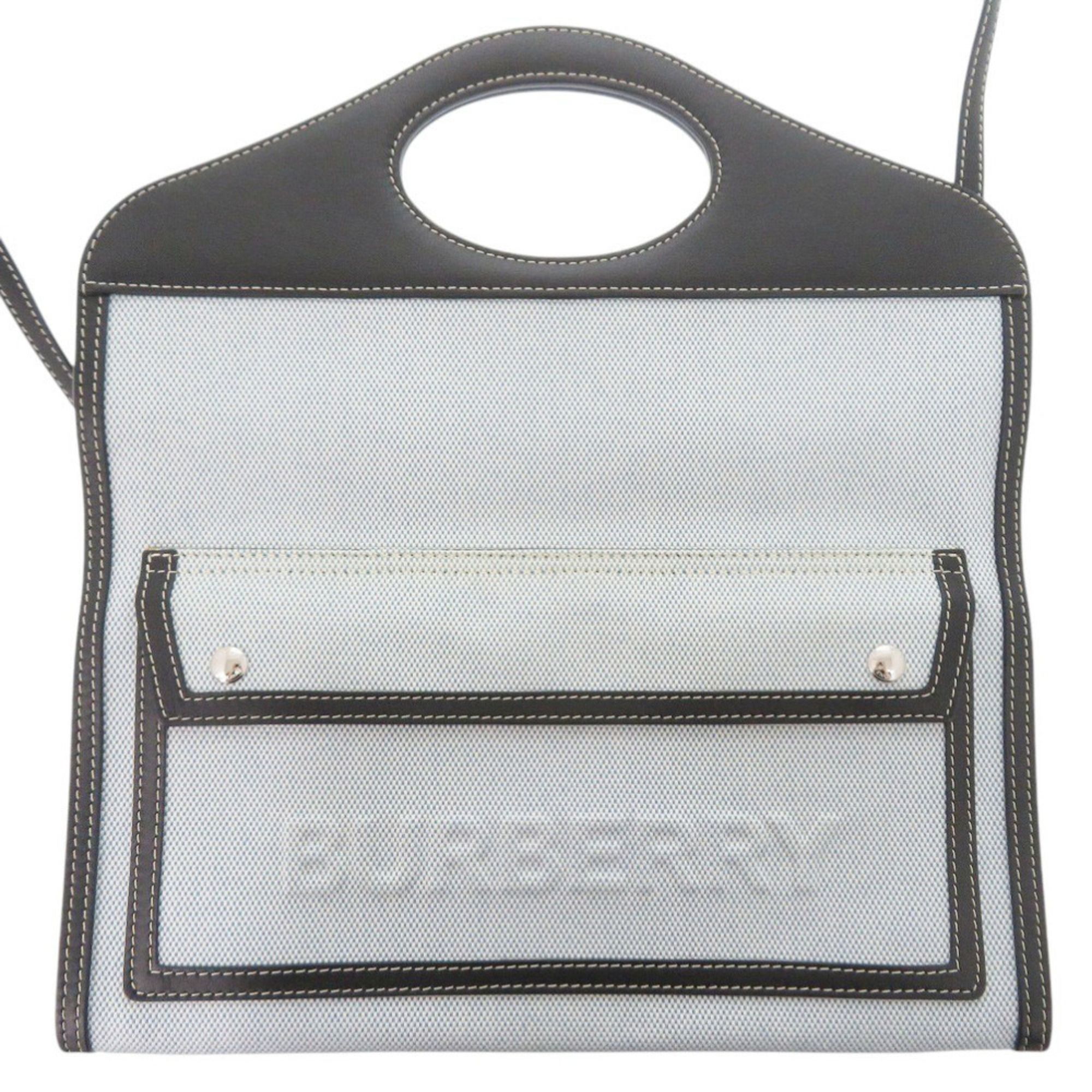Canvas Leather Shoulder Bag (Pre-Owned) - Burberry - Modalova