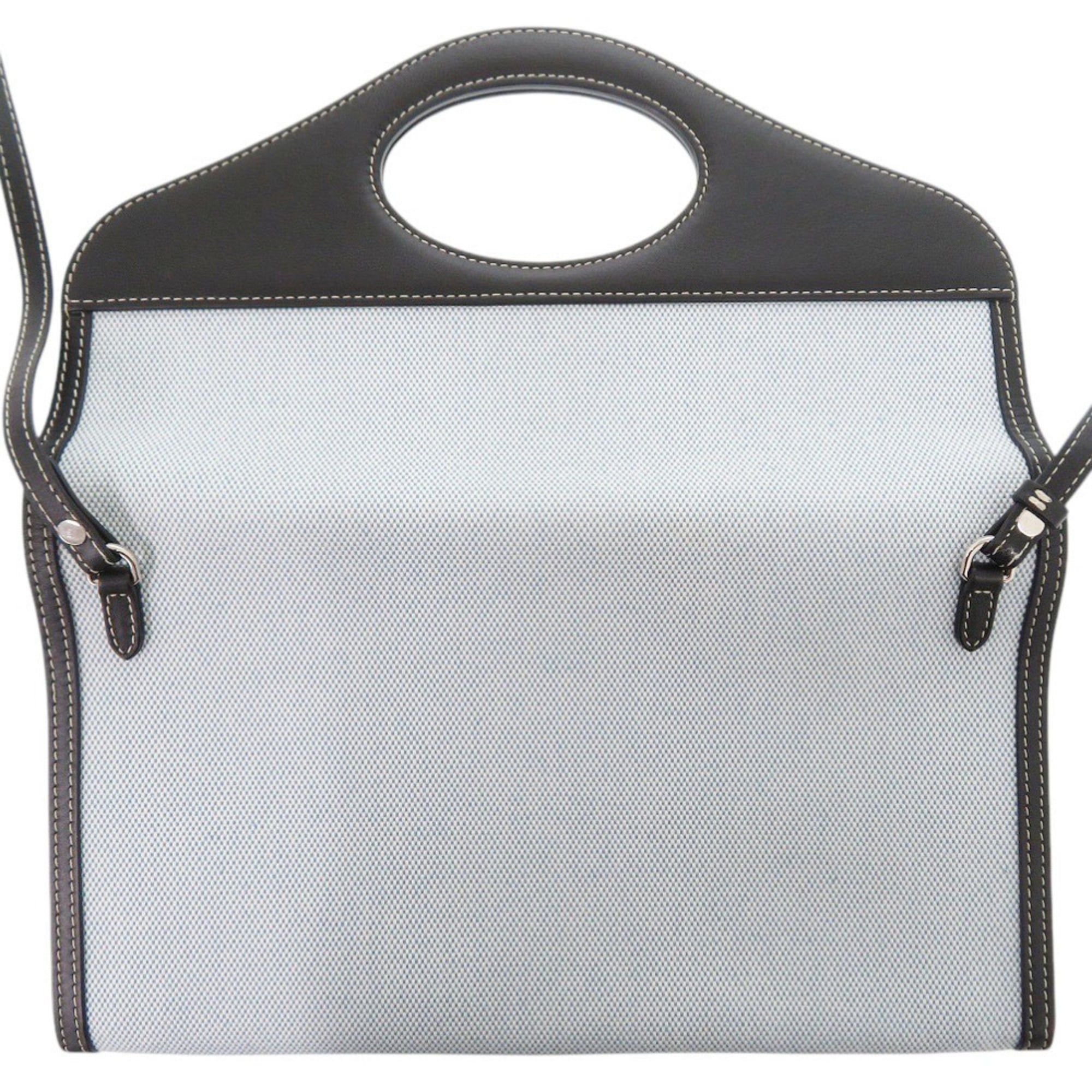 Canvas Leather Shoulder Bag (Pre-Owned) - Burberry - Modalova
