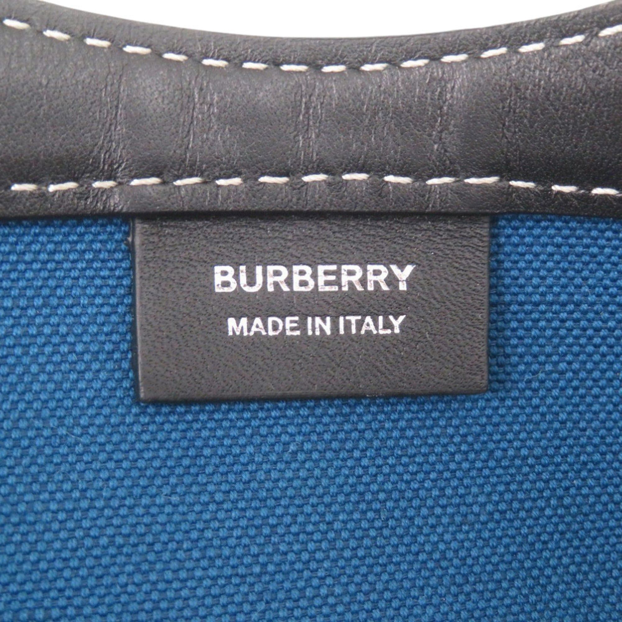 Canvas Leather Shoulder Bag (Pre-Owned) - Burberry - Modalova