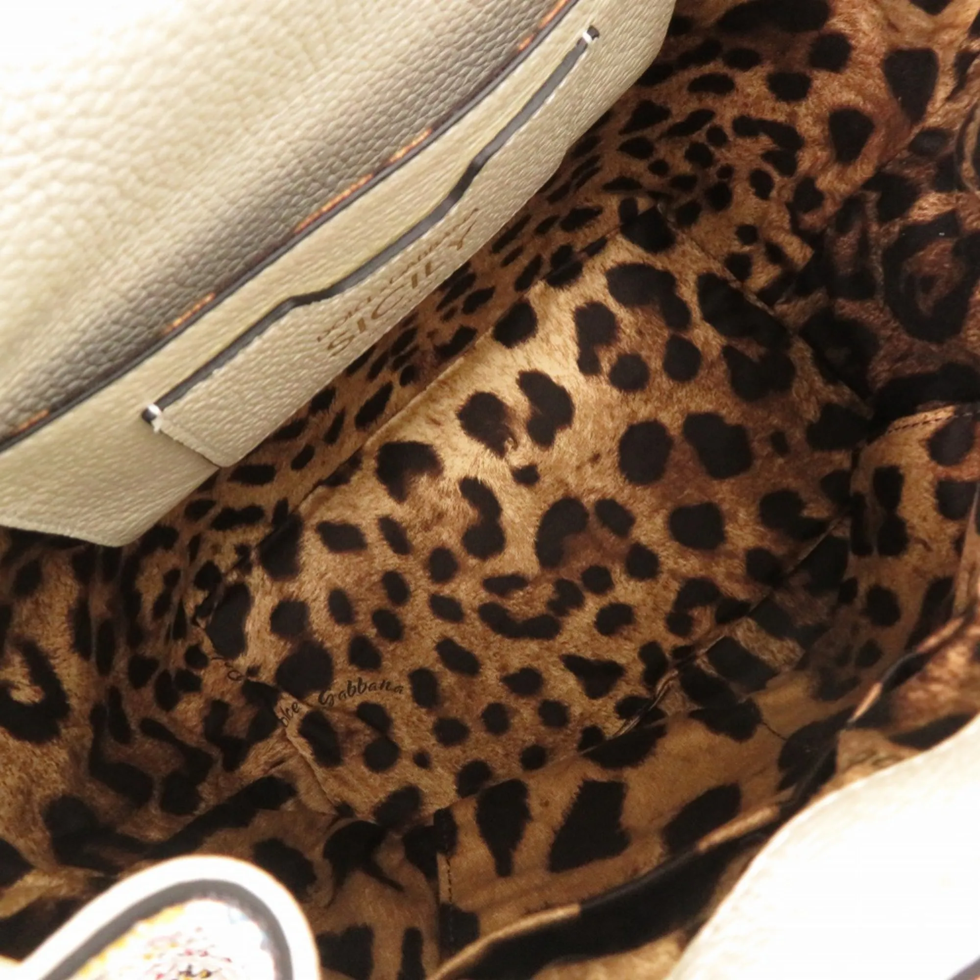 Sicily - Leather Backpack (Pre-Owned) - Dolce & Gabbana - Modalova