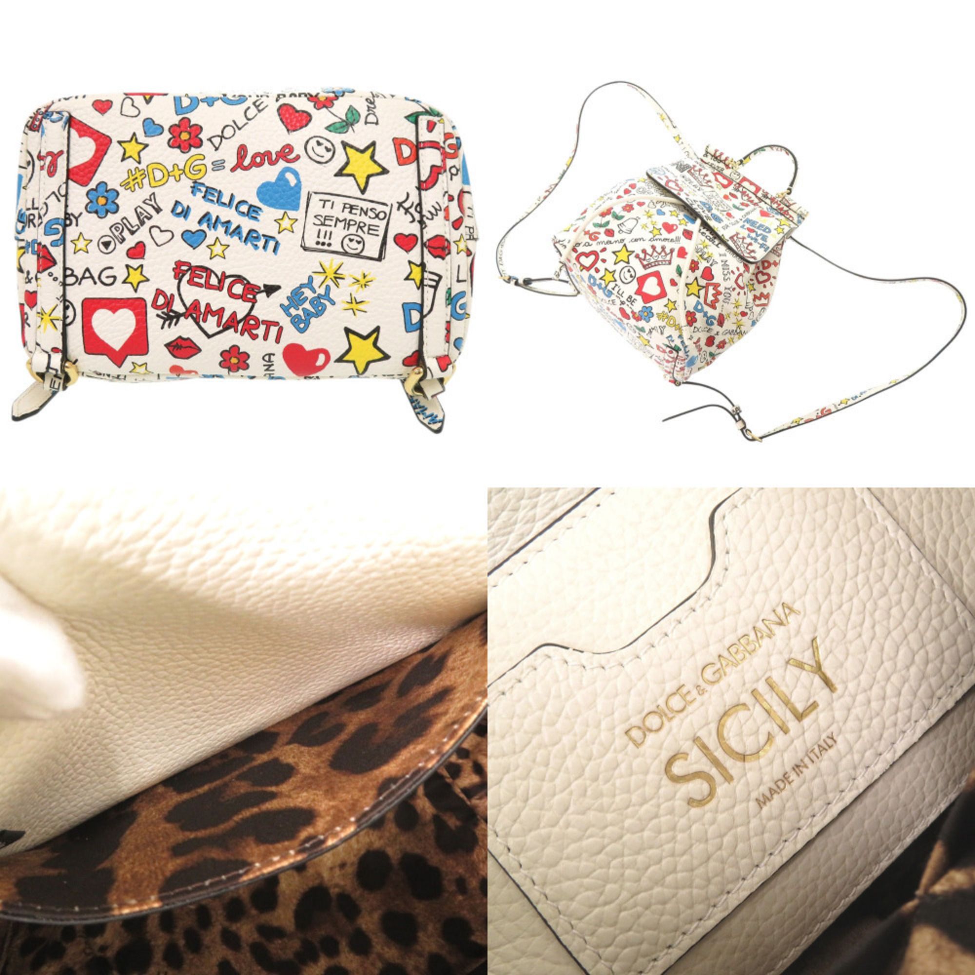 Sicily - Leather Backpack (Pre-Owned) - Dolce & Gabbana - Modalova