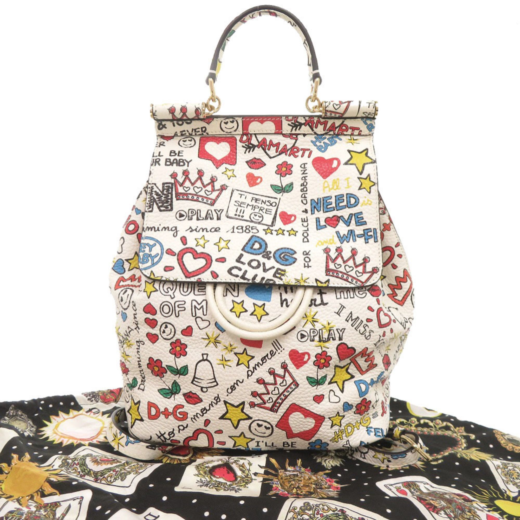 Sicily - Leather Backpack (Pre-Owned) - Dolce & Gabbana - Modalova