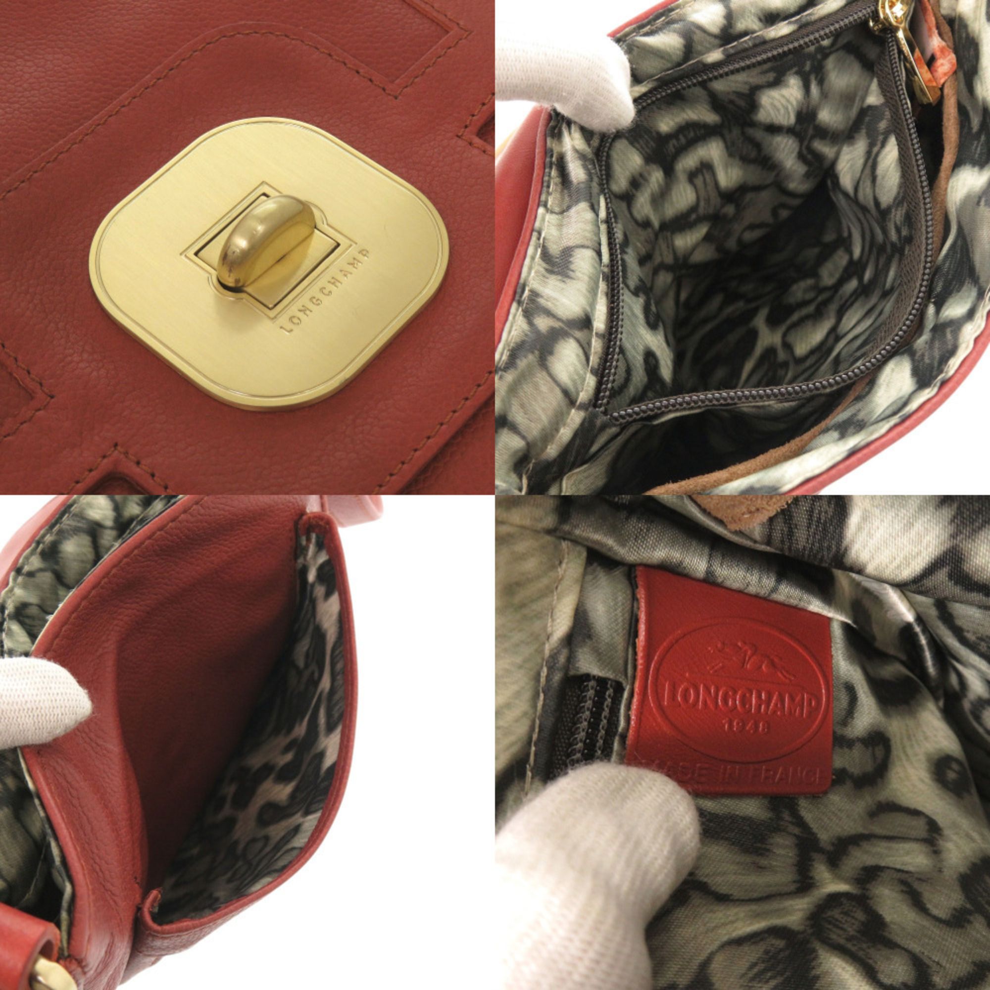 Leather Shoulder Bag (Pre-Owned) - Longchamp - Modalova