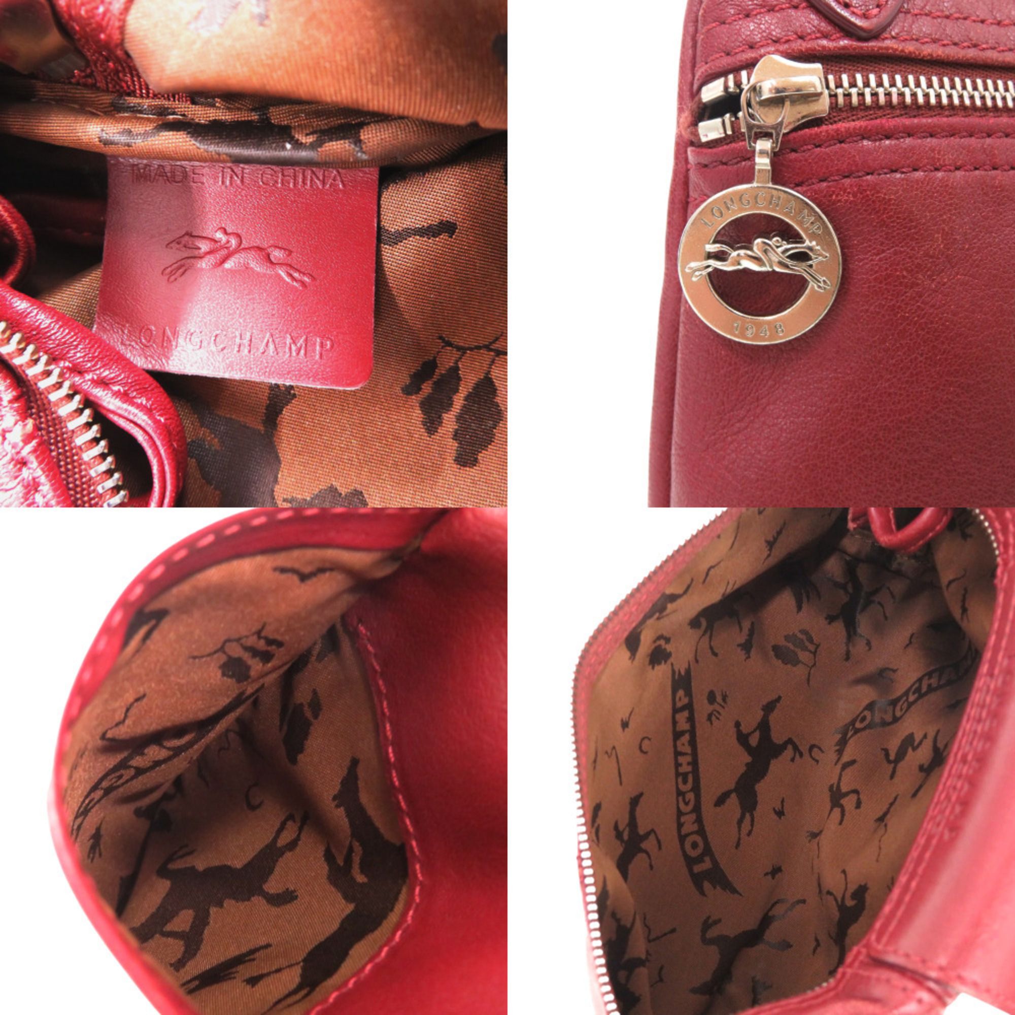 Le Pliage Leather Shoulder Bag (Pre-Owned) - Longchamp - Modalova