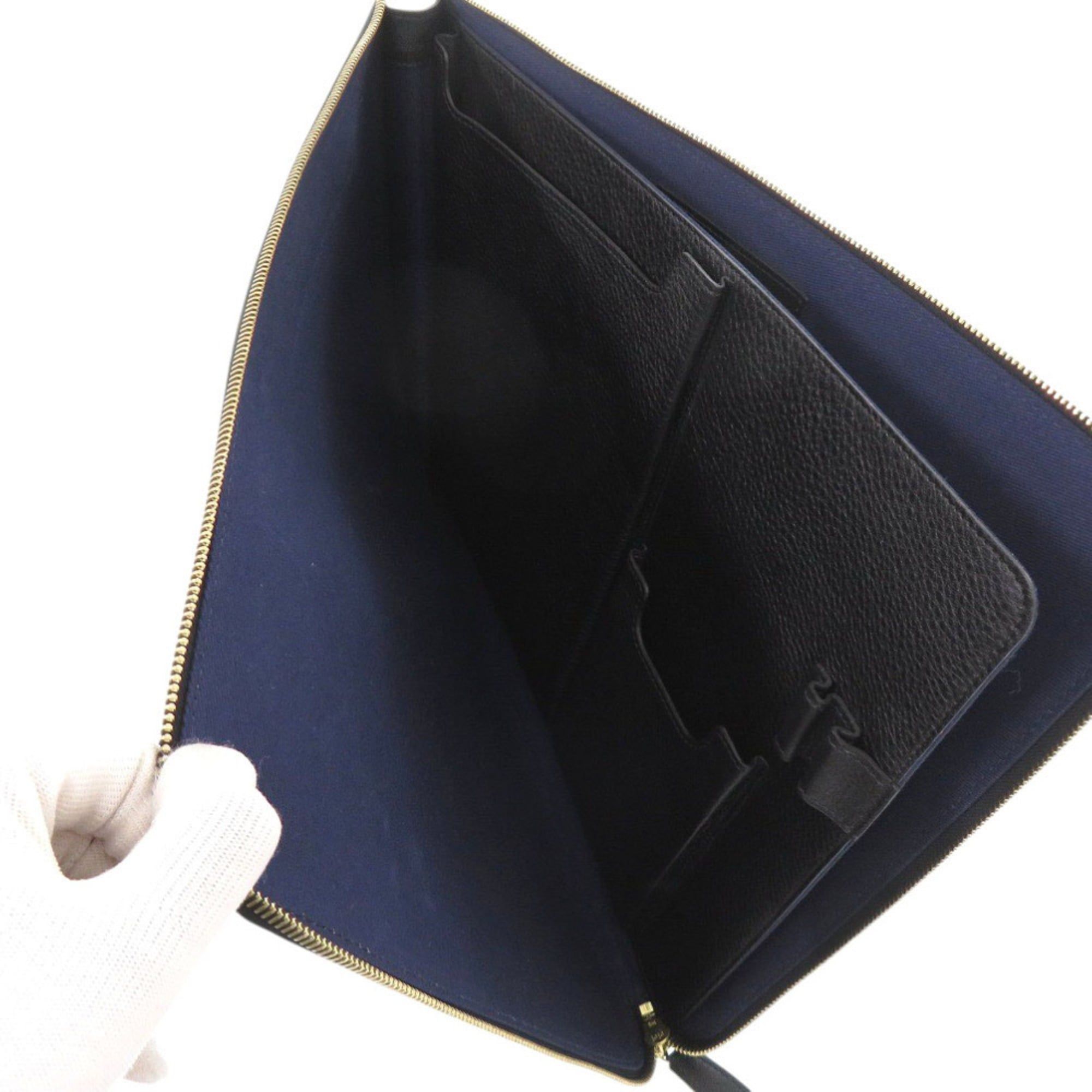 Leather Clutch Bag (Pre-Owned) - Dunhill - Modalova