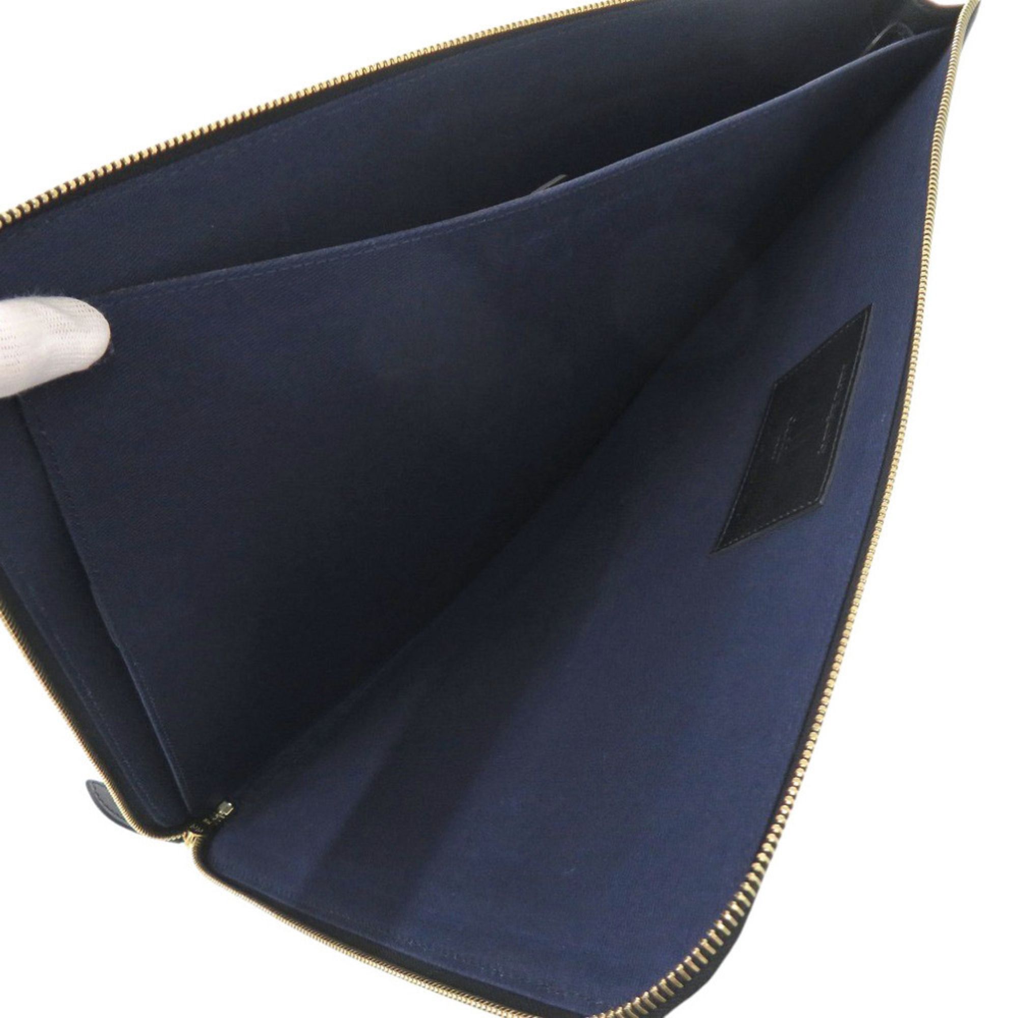 Leather Clutch Bag (Pre-Owned) - Dunhill - Modalova