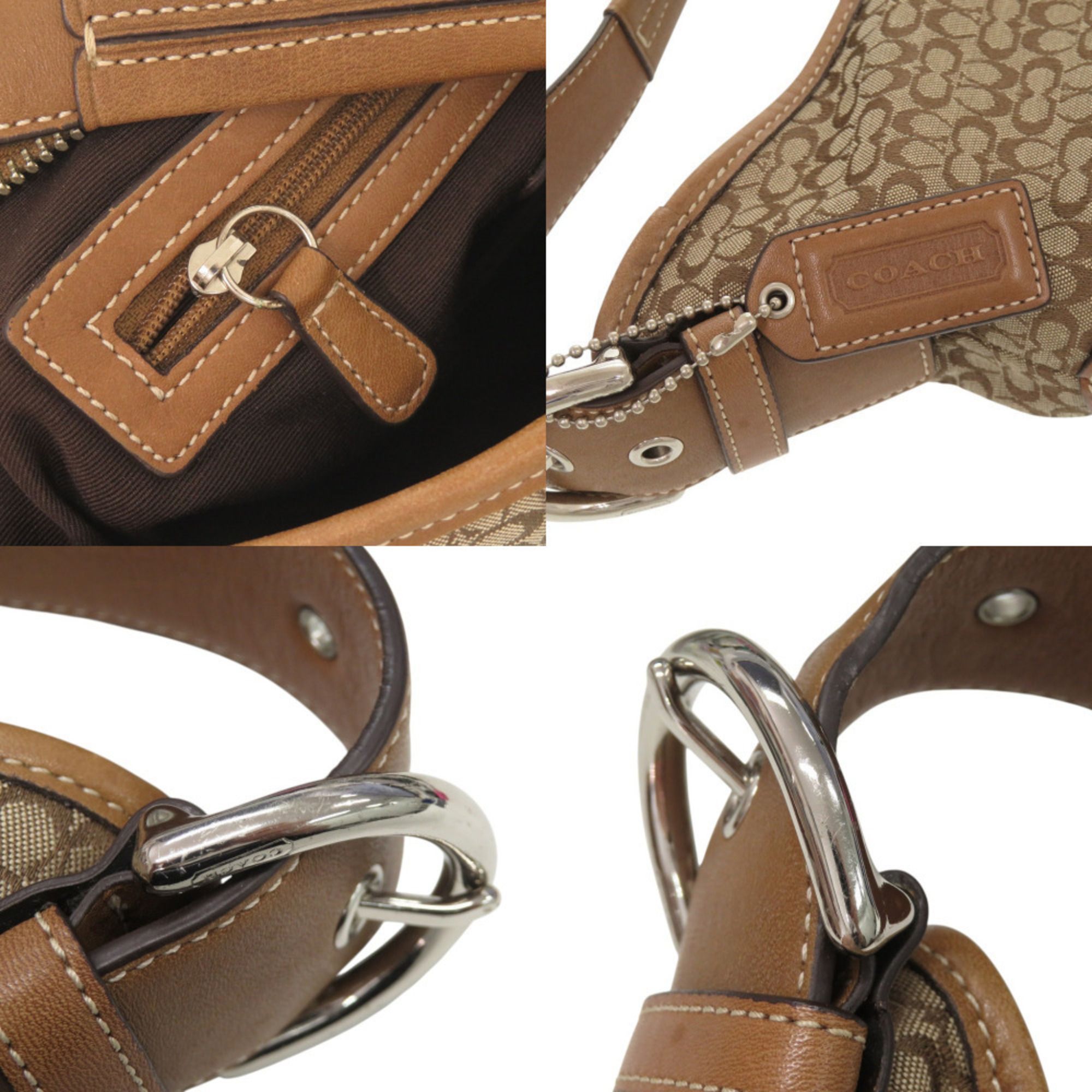 Canvas Leather Shoulder Bag (Pre-Owned) - Coach - Modalova