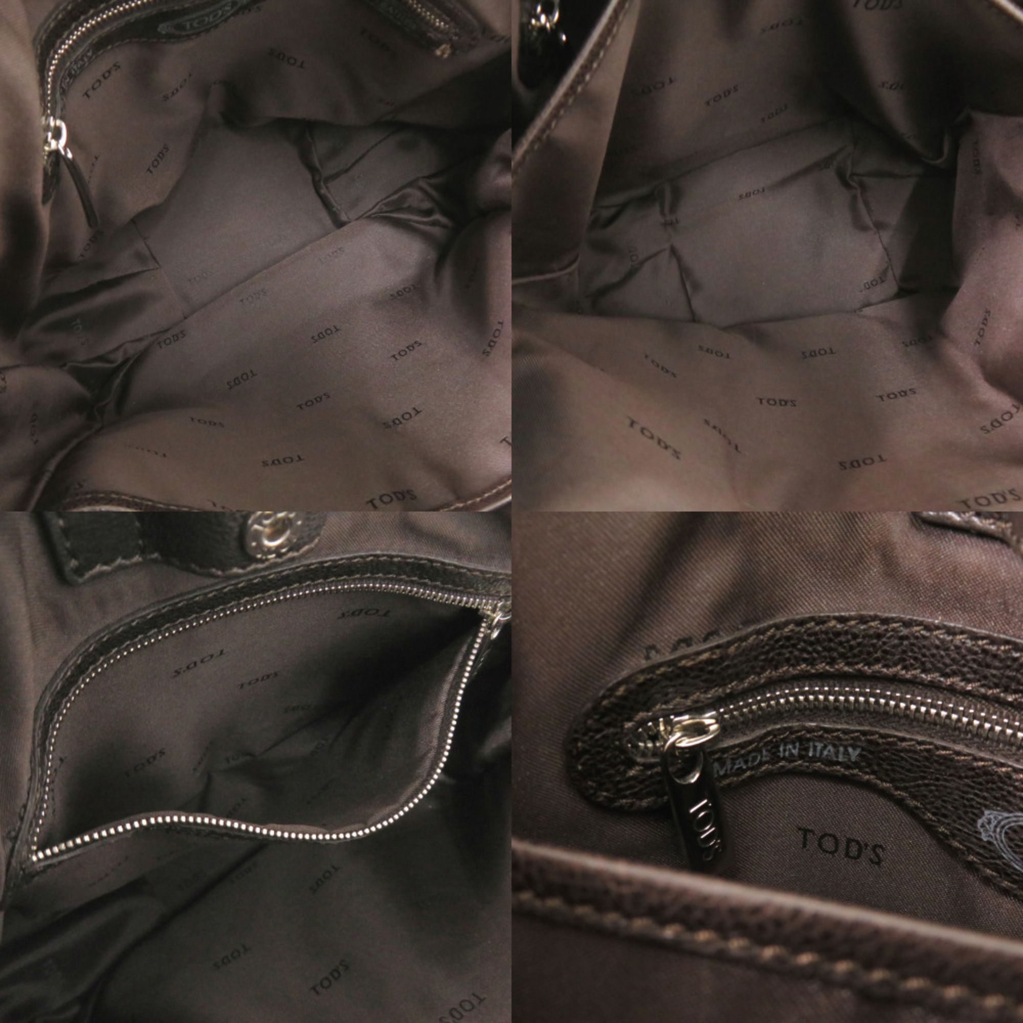 Suede Leather Shoulder Bag Tote Bag (Pre-Owned) - Tod's - Modalova