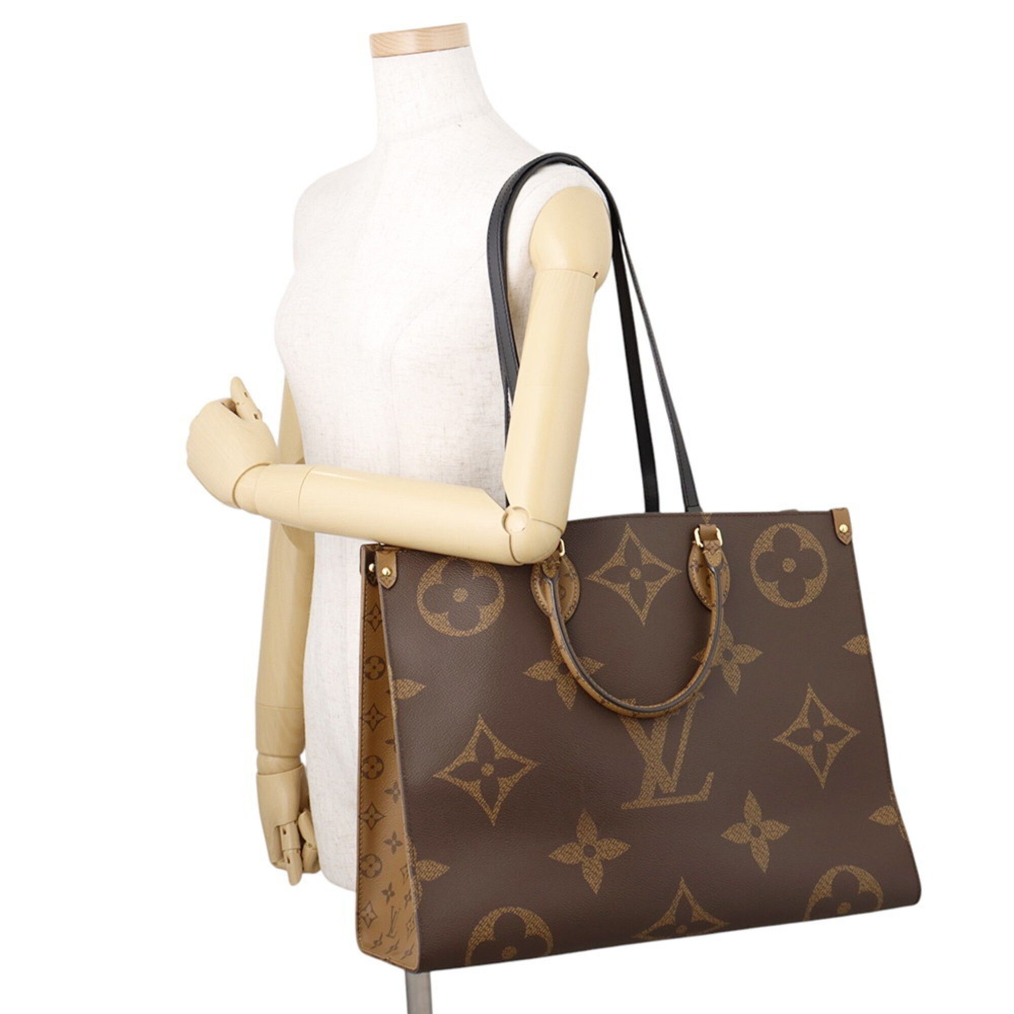Monogram Reverse Monogram Reverse Monogram Handbag Tote Bag (Pre-Owned) - Louis Vuitton - Modalova