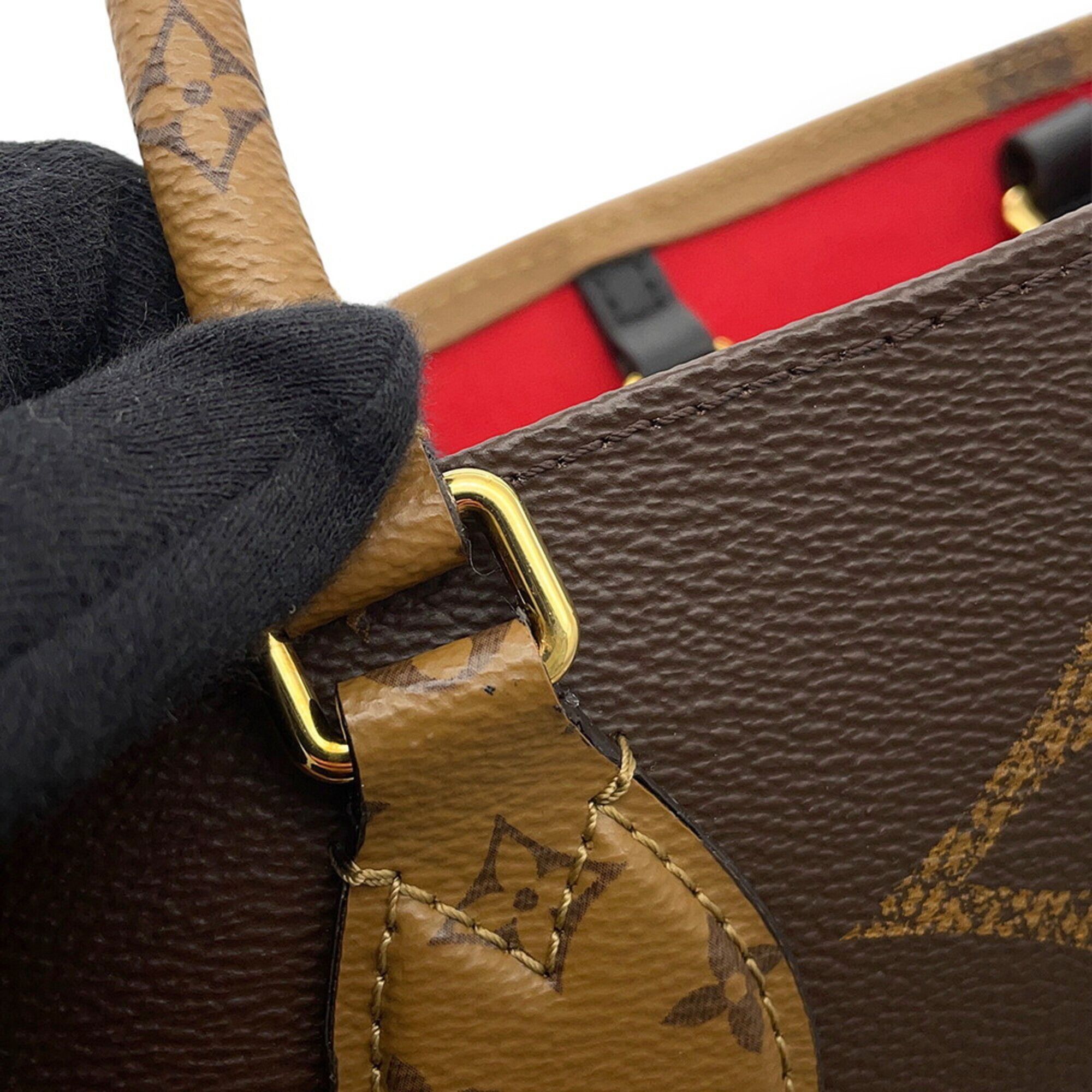 Monogram Reverse Monogram Reverse Monogram Handbag Tote Bag (Pre-Owned) - Louis Vuitton - Modalova