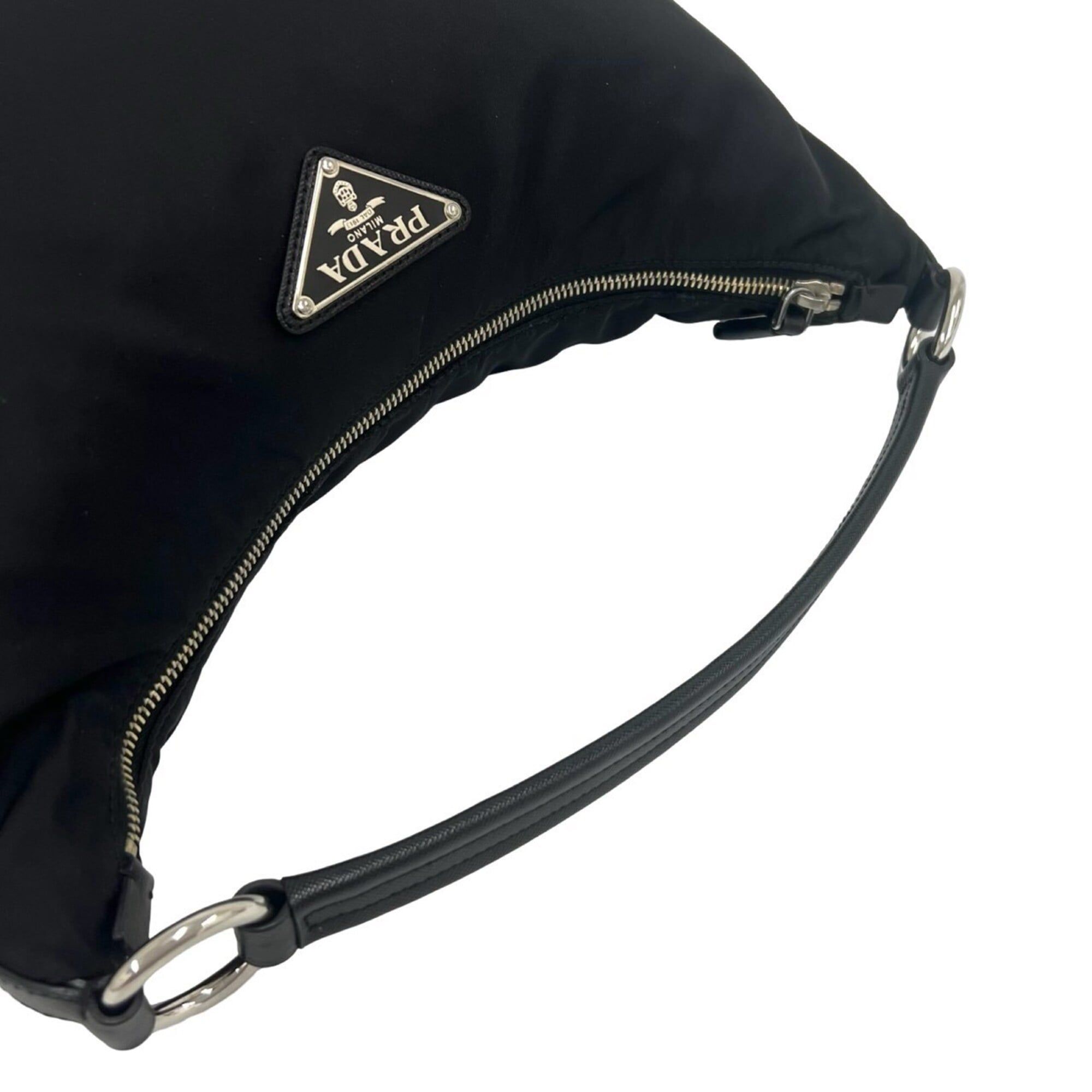 Nylon Leather Shoulder Bag (Pre-Owned) - Prada - Modalova