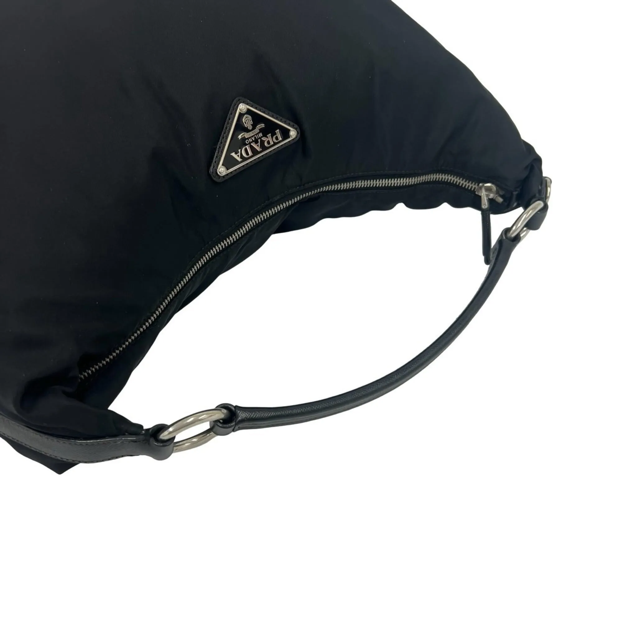 Nylon Leather Shoulder Bag (Pre-Owned) - Prada - Modalova