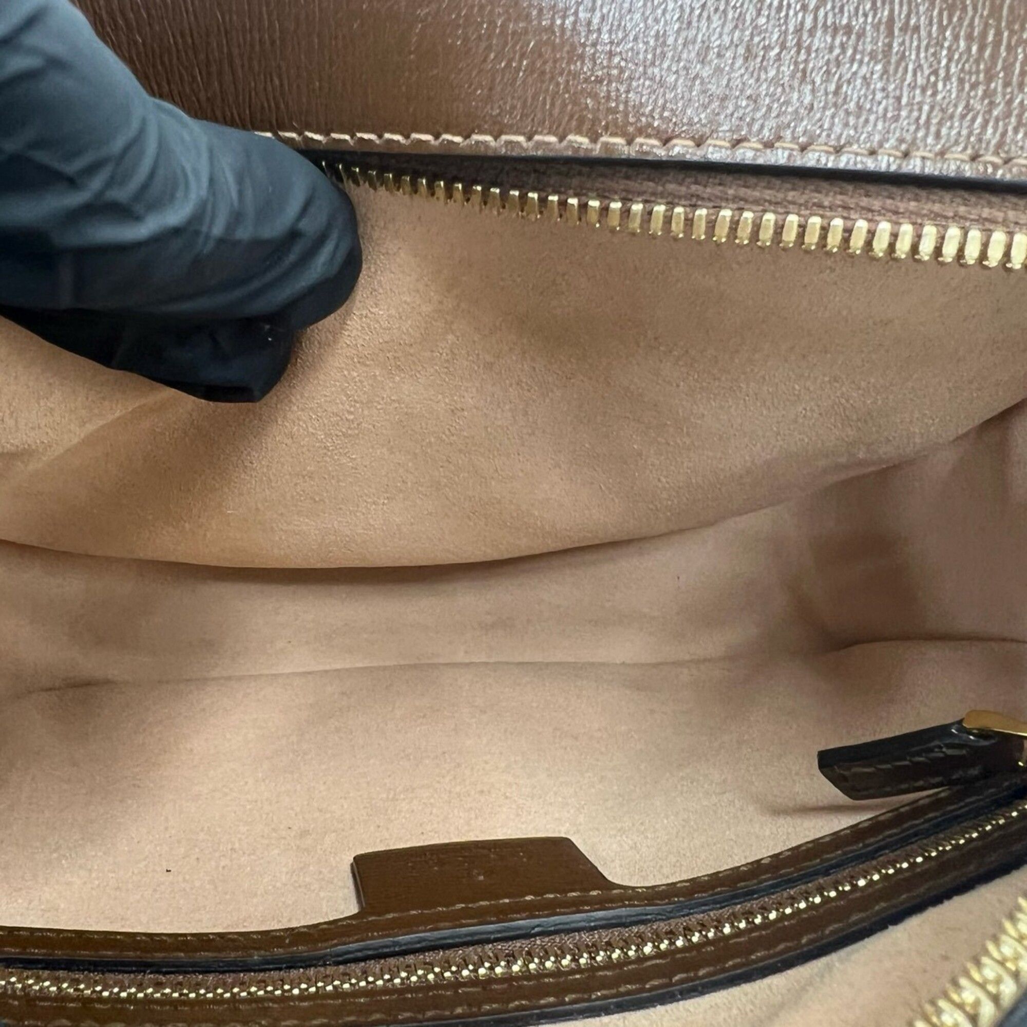 Elastane Leather Pochette Shoulder Bag (Pre-Owned) - Gucci - Modalova