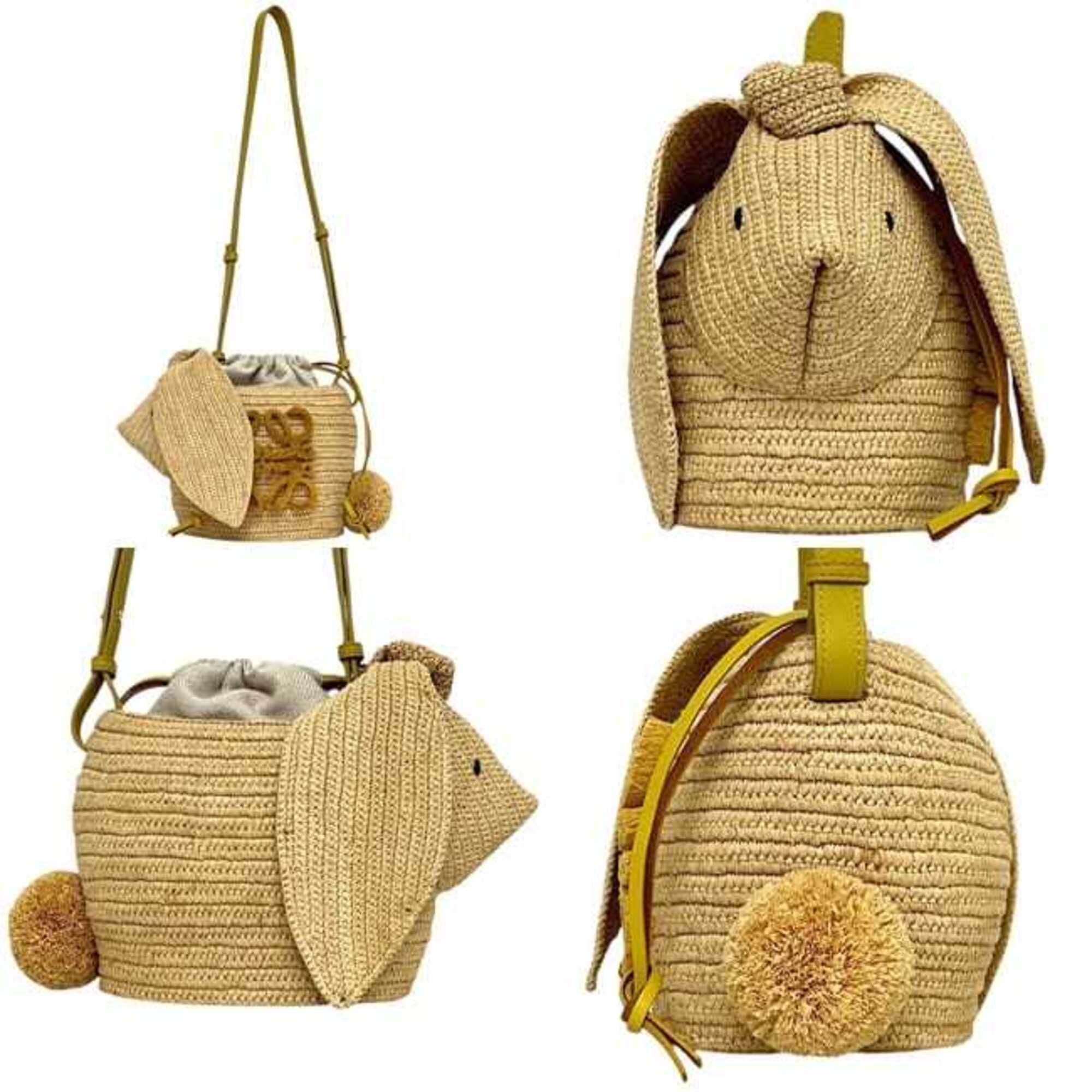 Raffia Shoulder Bag (Pre-Owned) - Loewe - Modalova