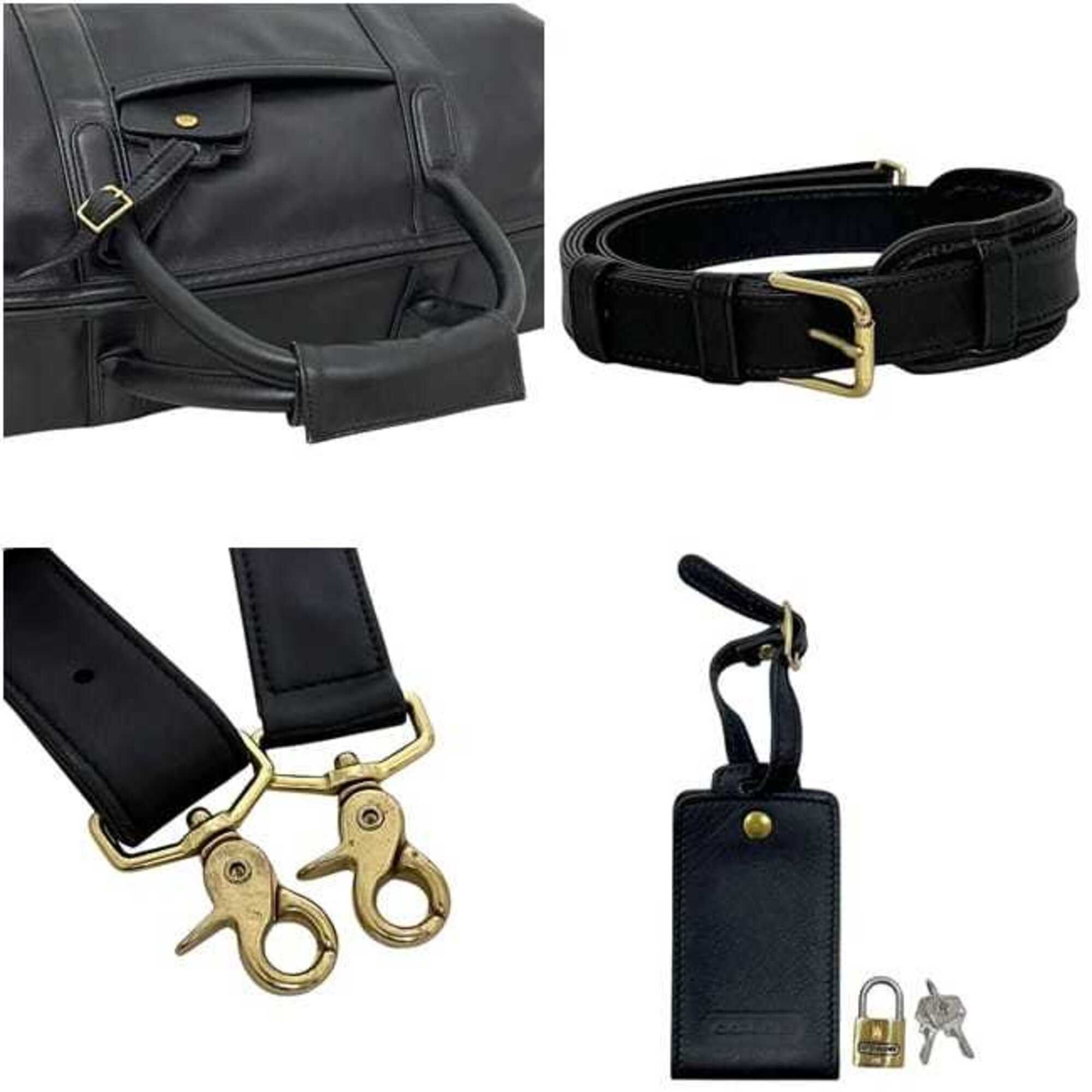 Leather Boston Bag (Pre-Owned) - Coach - Modalova