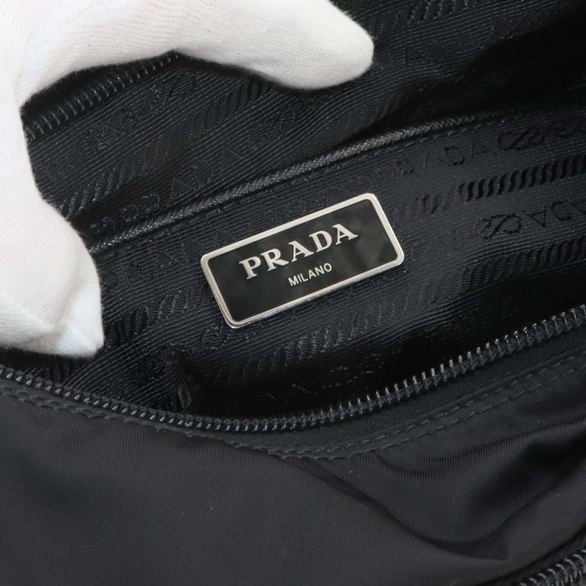 Nylon Saffiano Triangle Leather Shoulder Bag (Pre-Owned) - Prada - Modalova