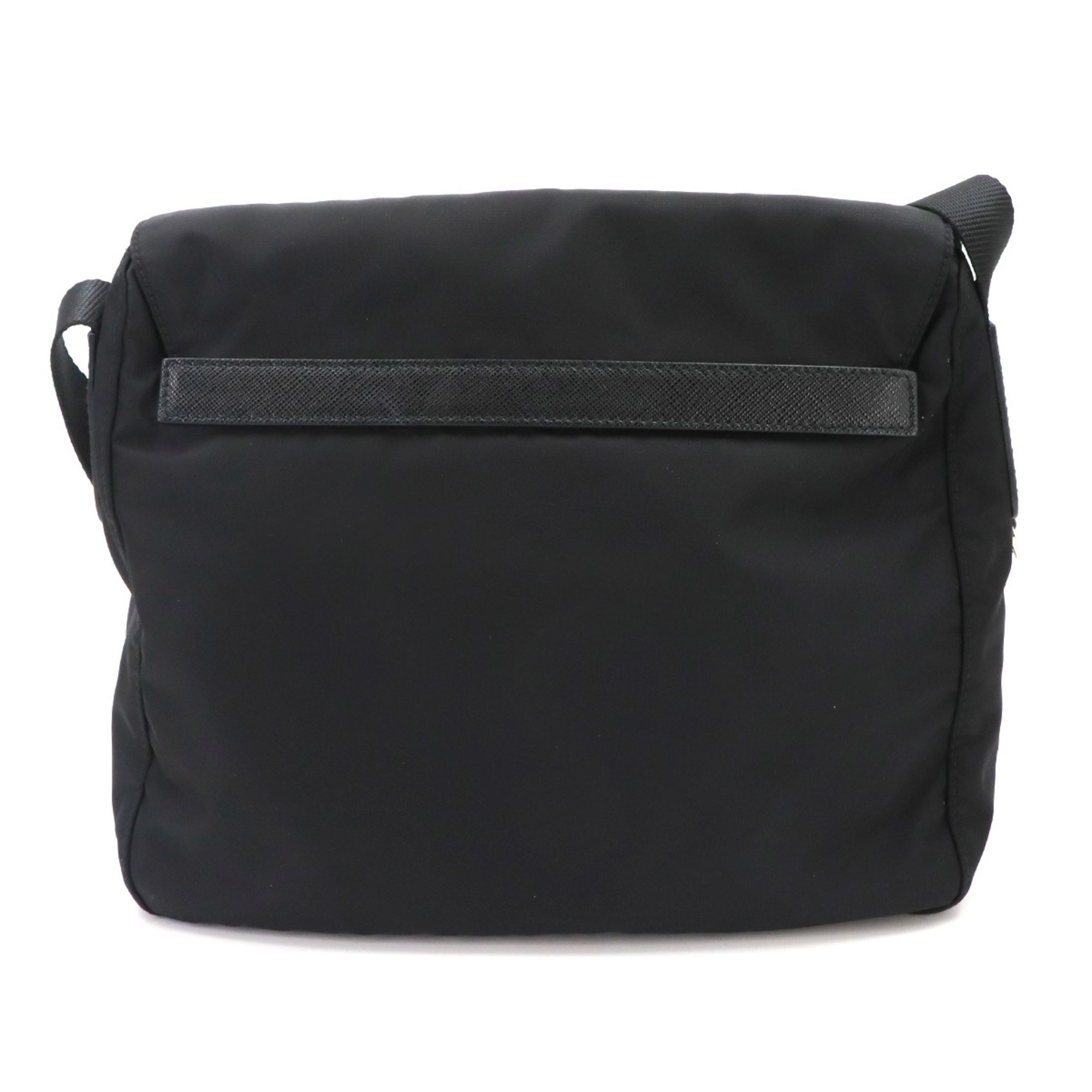 Nylon Saffiano Triangle Leather Shoulder Bag (Pre-Owned) - Prada - Modalova