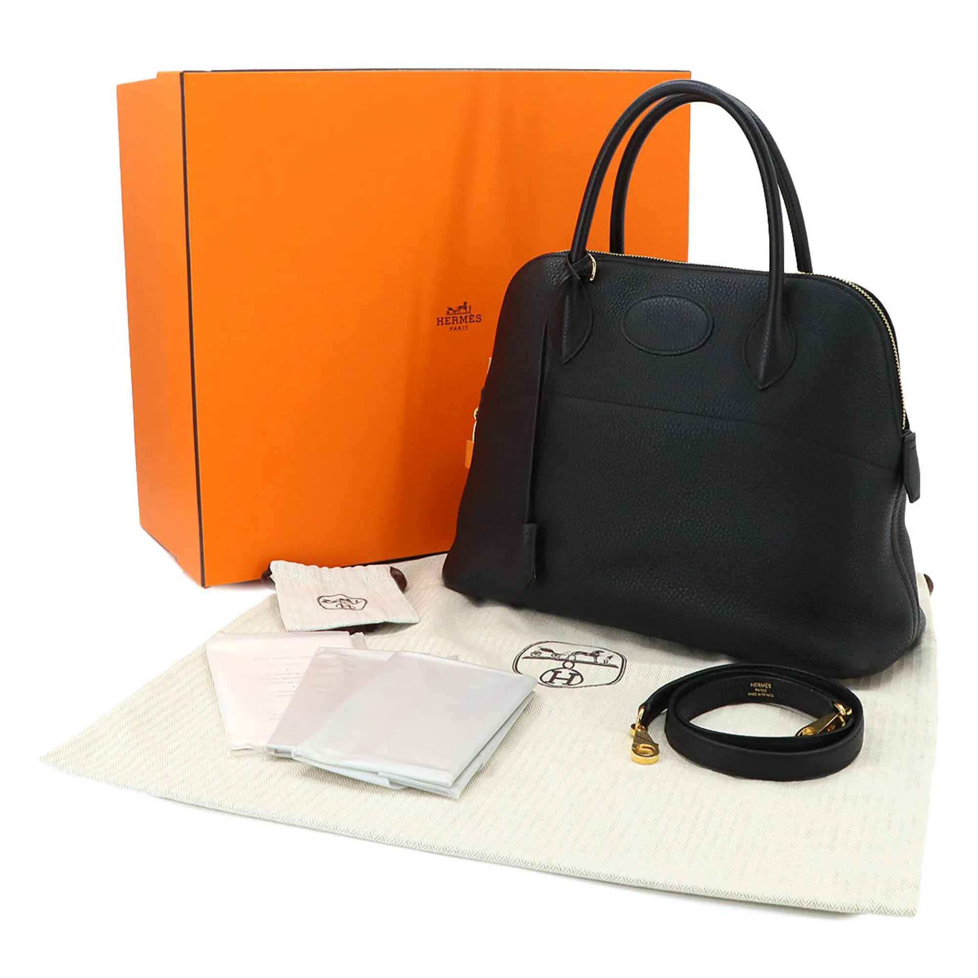 Taurillon Clemence Leather Handbag (Pre-Owned) - Hermes - Modalova