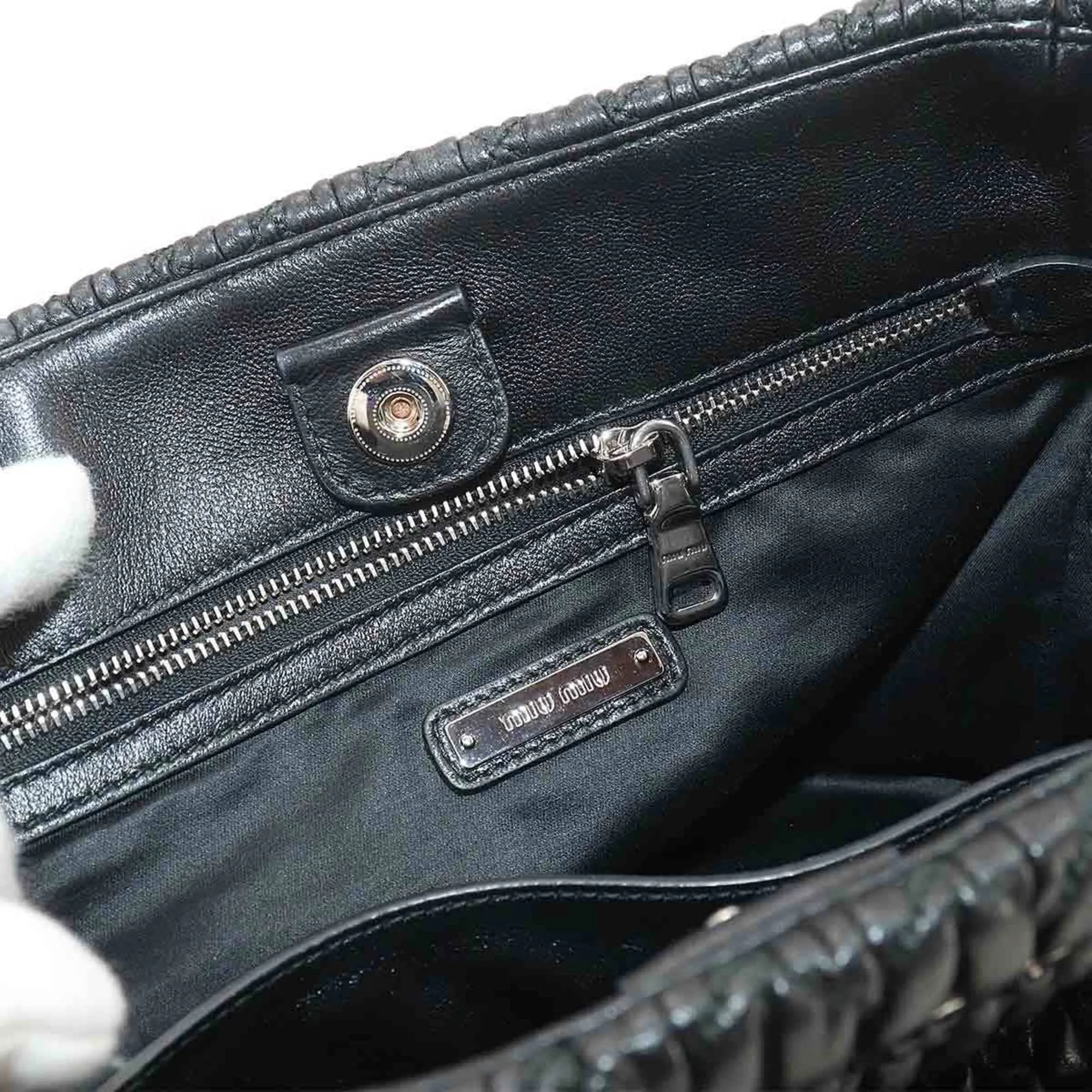 Leather Handbag (Pre-Owned) - Miu Miu - Modalova