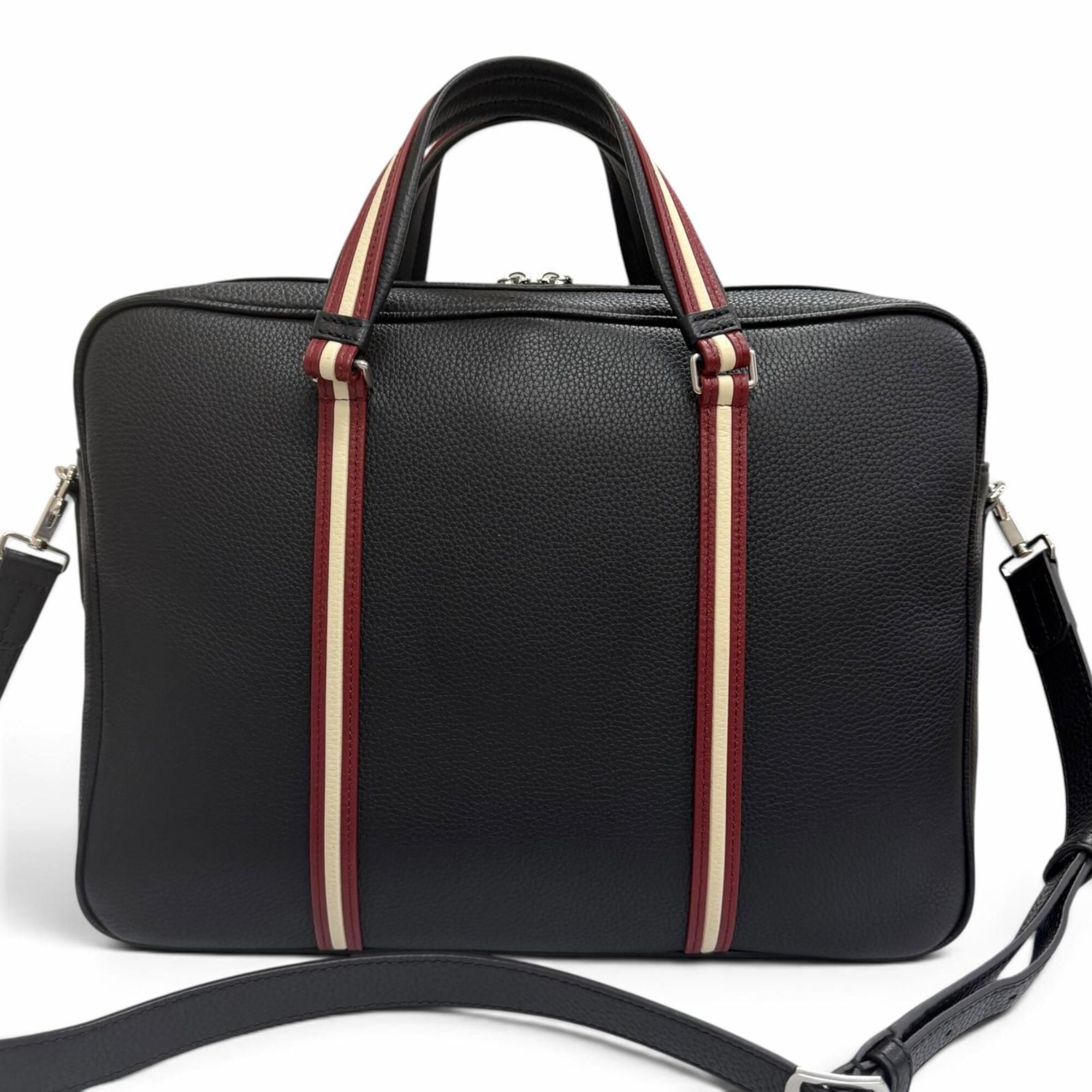 Leather Briefcase Shoulder Bag (Pre-Owned) - Bally - Modalova