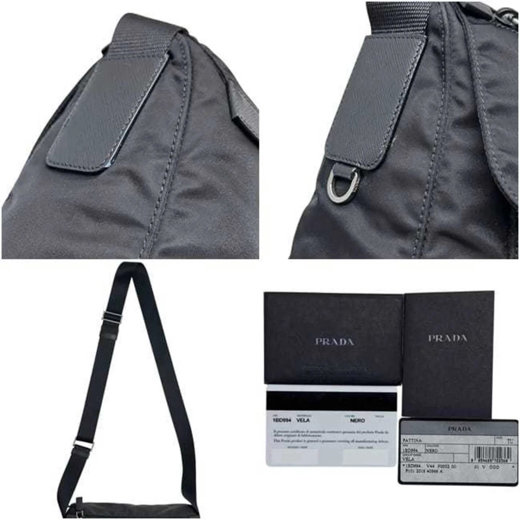 Vela Nylon Shoulder Bag (Pre-Owned) - Prada - Modalova