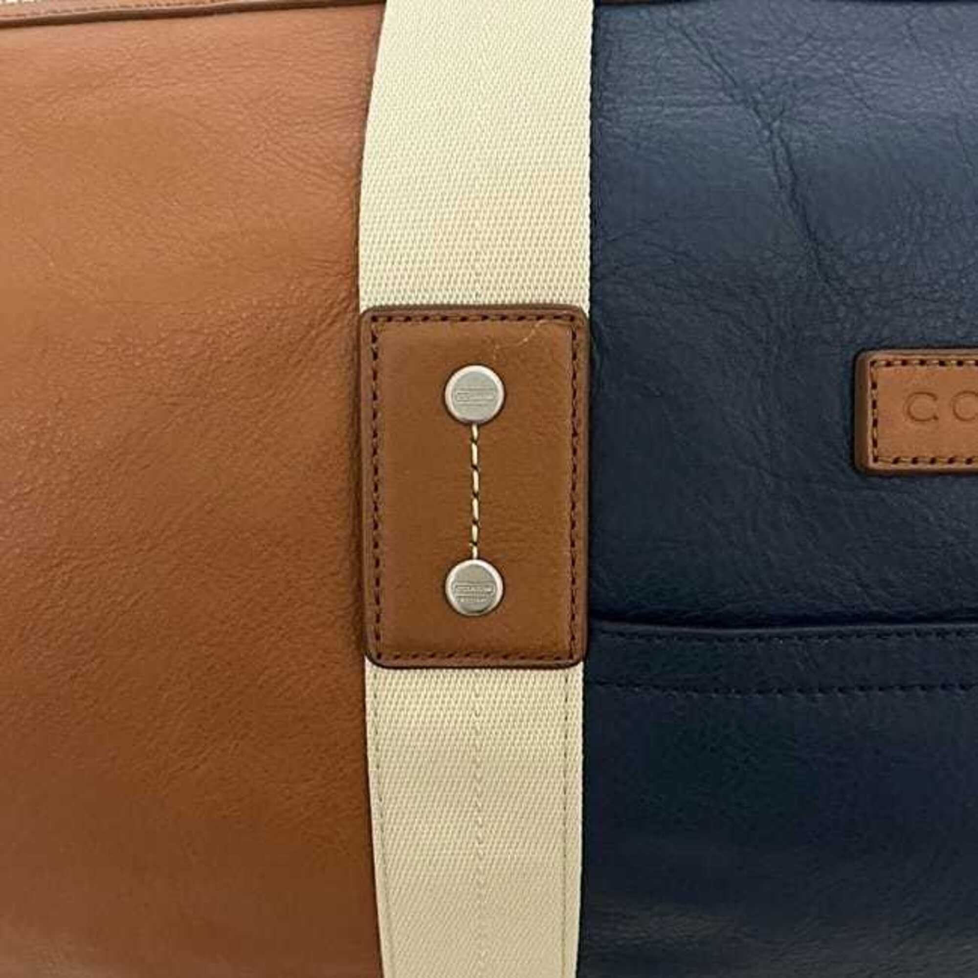Leather Boston Bag (Pre-Owned) - Coach - Modalova
