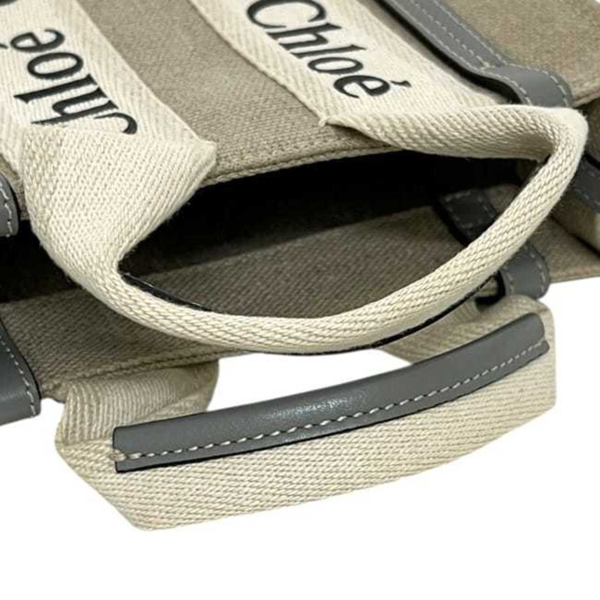 Canvas Leather Shoulder Bag (Pre-Owned) - Chloé - Modalova