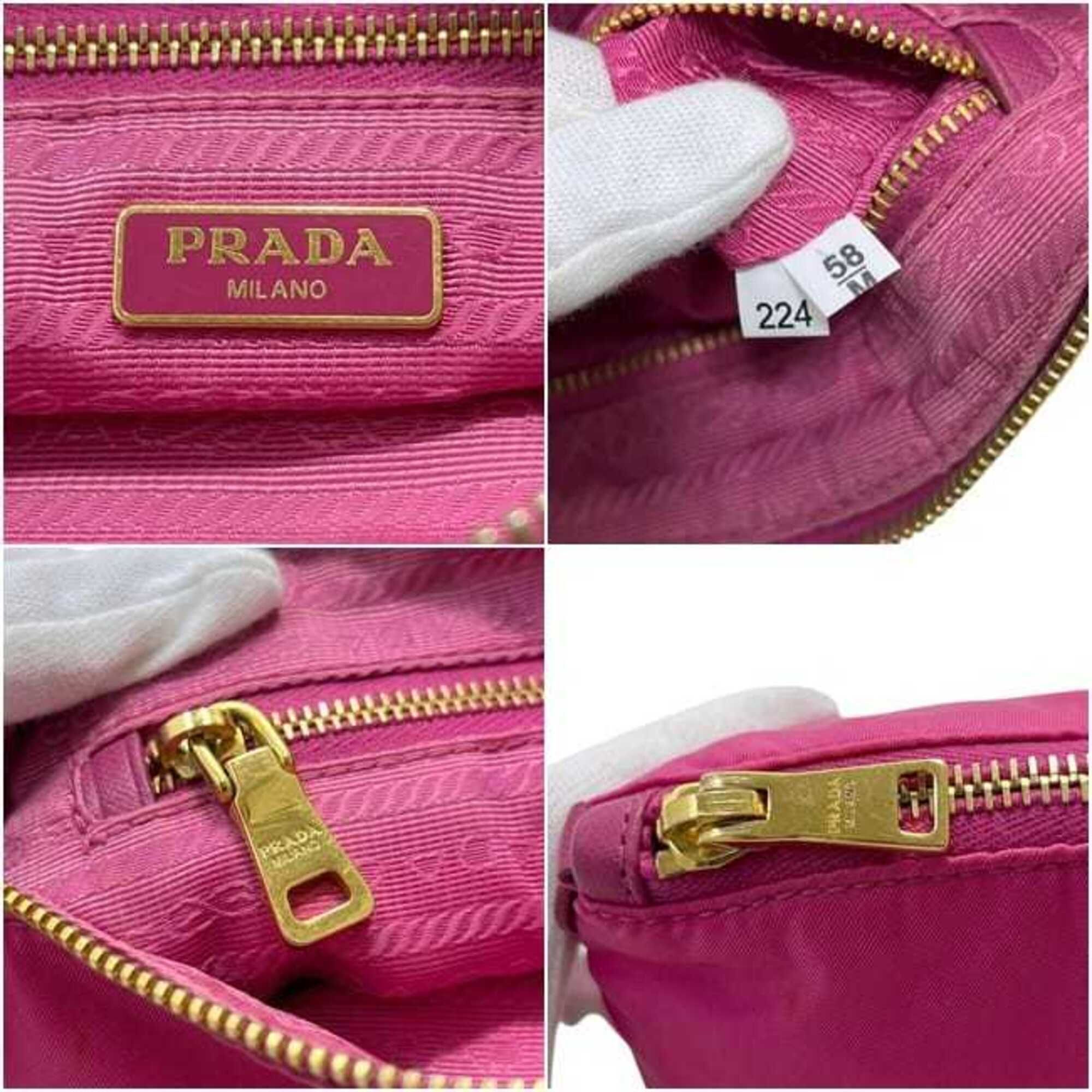 Prada Pink Nylon Pouch (Pre-Owned) - Prada - Modalova