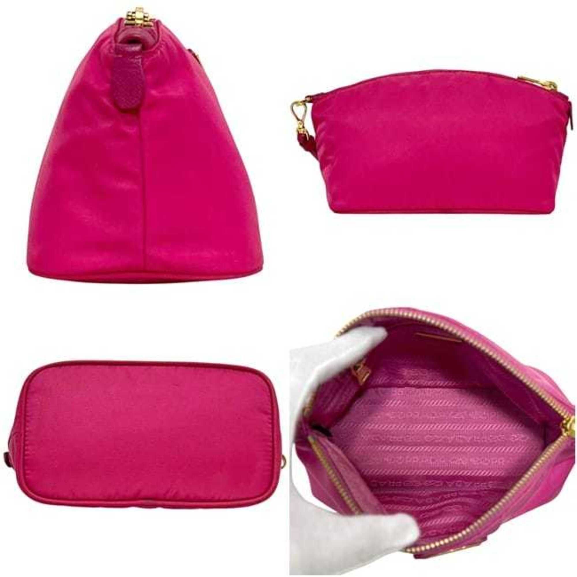 Prada Pink Nylon Pouch (Pre-Owned) - Prada - Modalova