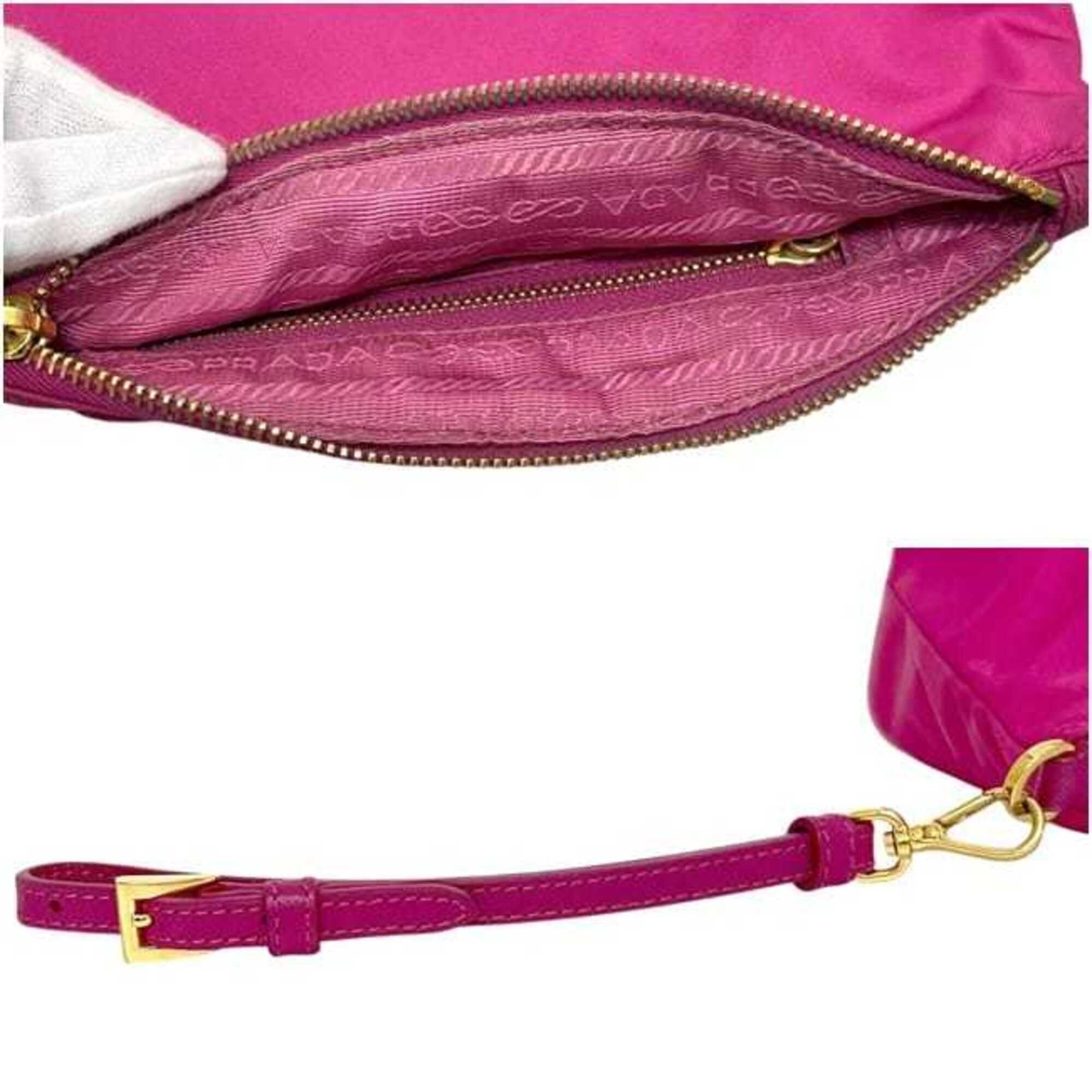 Prada Pink Nylon Pouch (Pre-Owned) - Prada - Modalova
