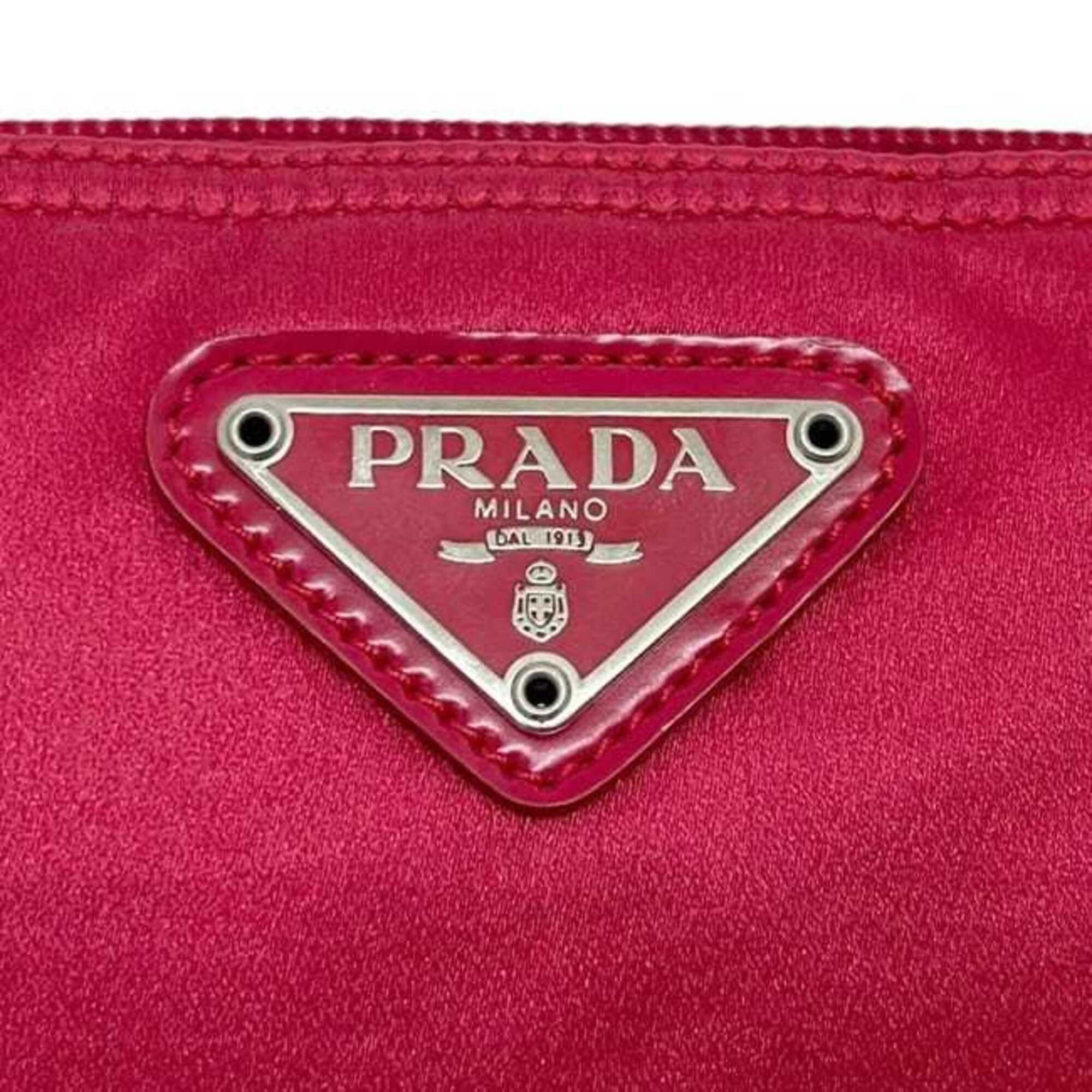 Prada Pink Satin Pouch (Pre-Owned) - Prada - Modalova