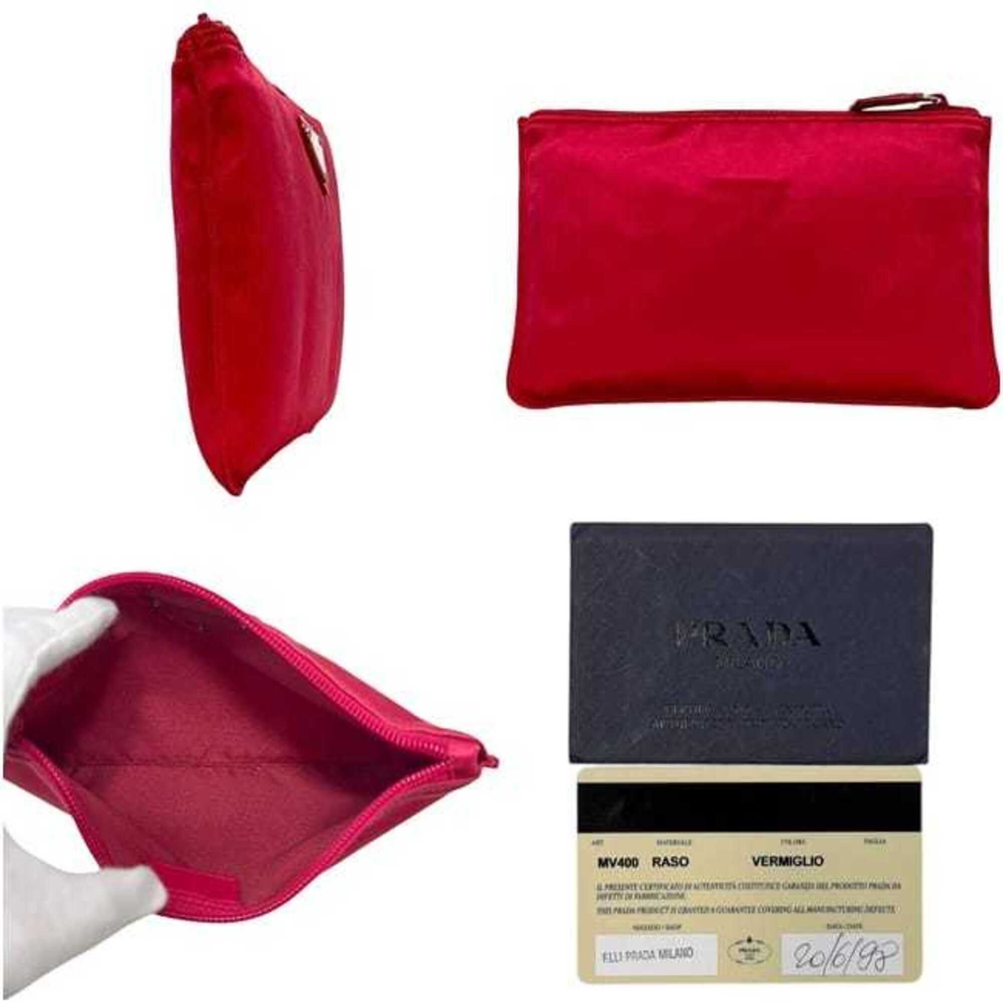 Prada Pink Satin Pouch (Pre-Owned) - Prada - Modalova
