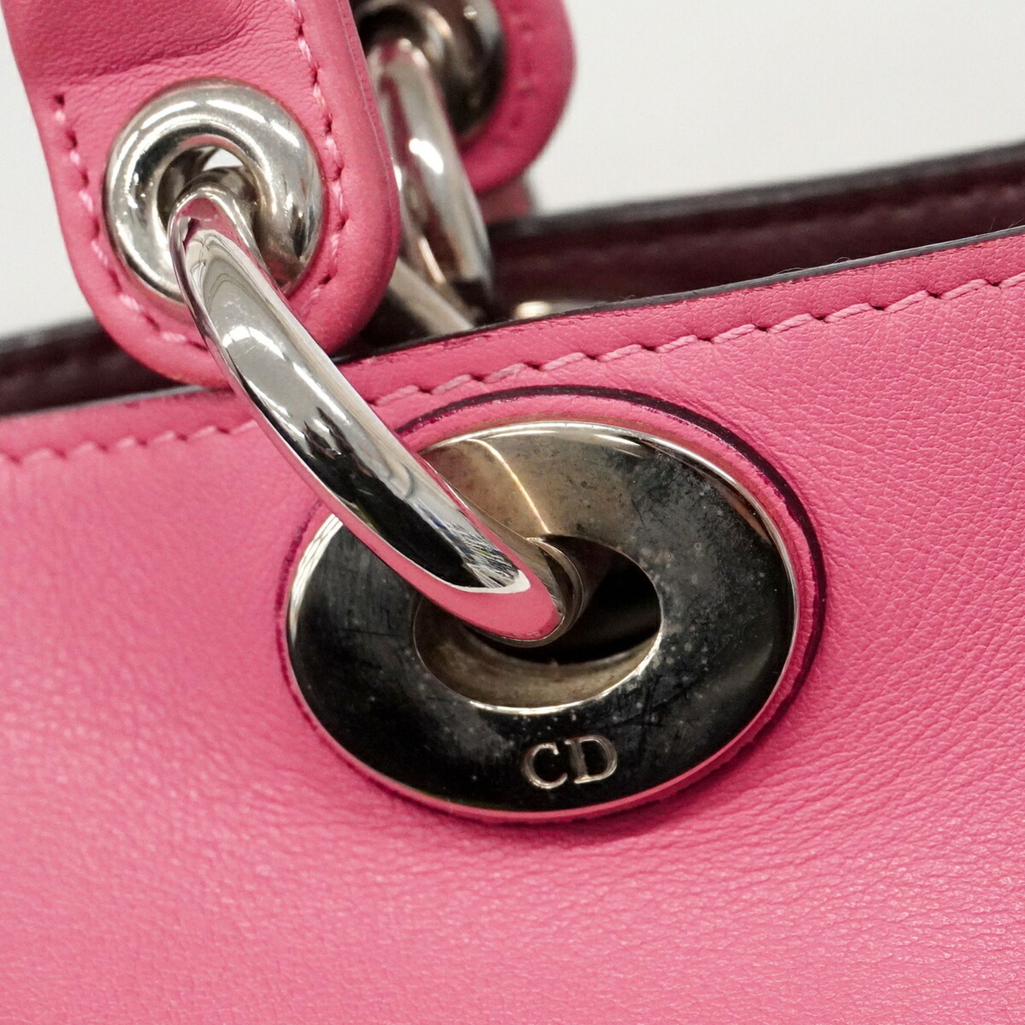 Leather Handbag (Pre-Owned) - Christian Dior - Modalova