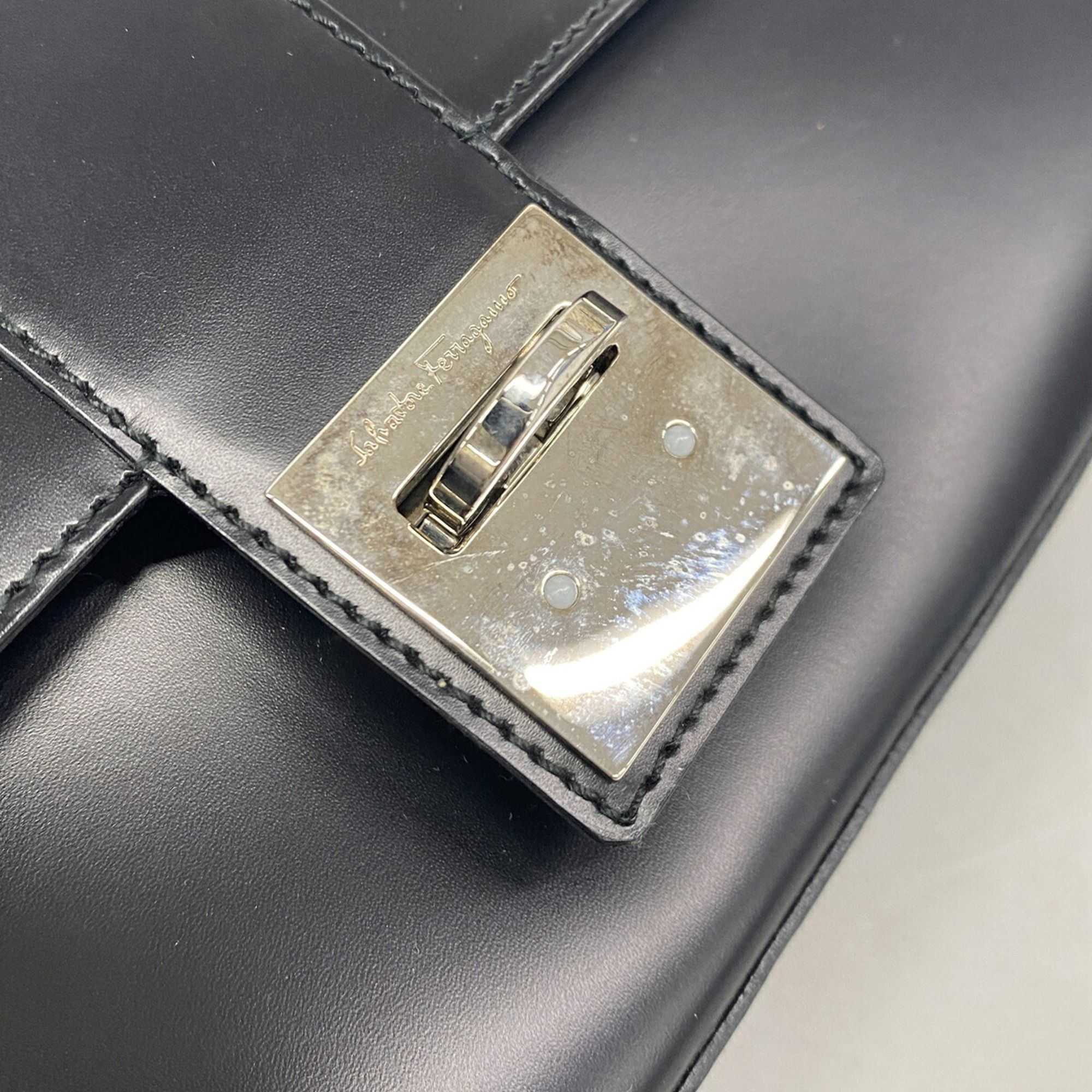 Leather Shoulder Bag (Pre-Owned) - Salvatore Ferragamo - Modalova