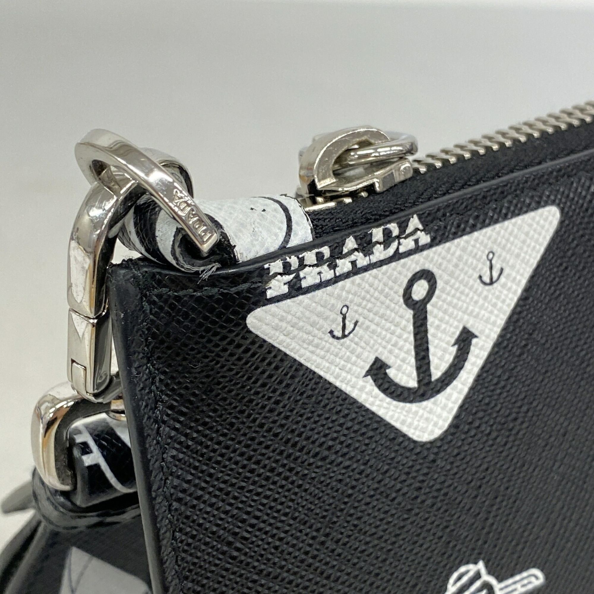 Leather Clutch Bag (Pre-Owned) - Prada - Modalova